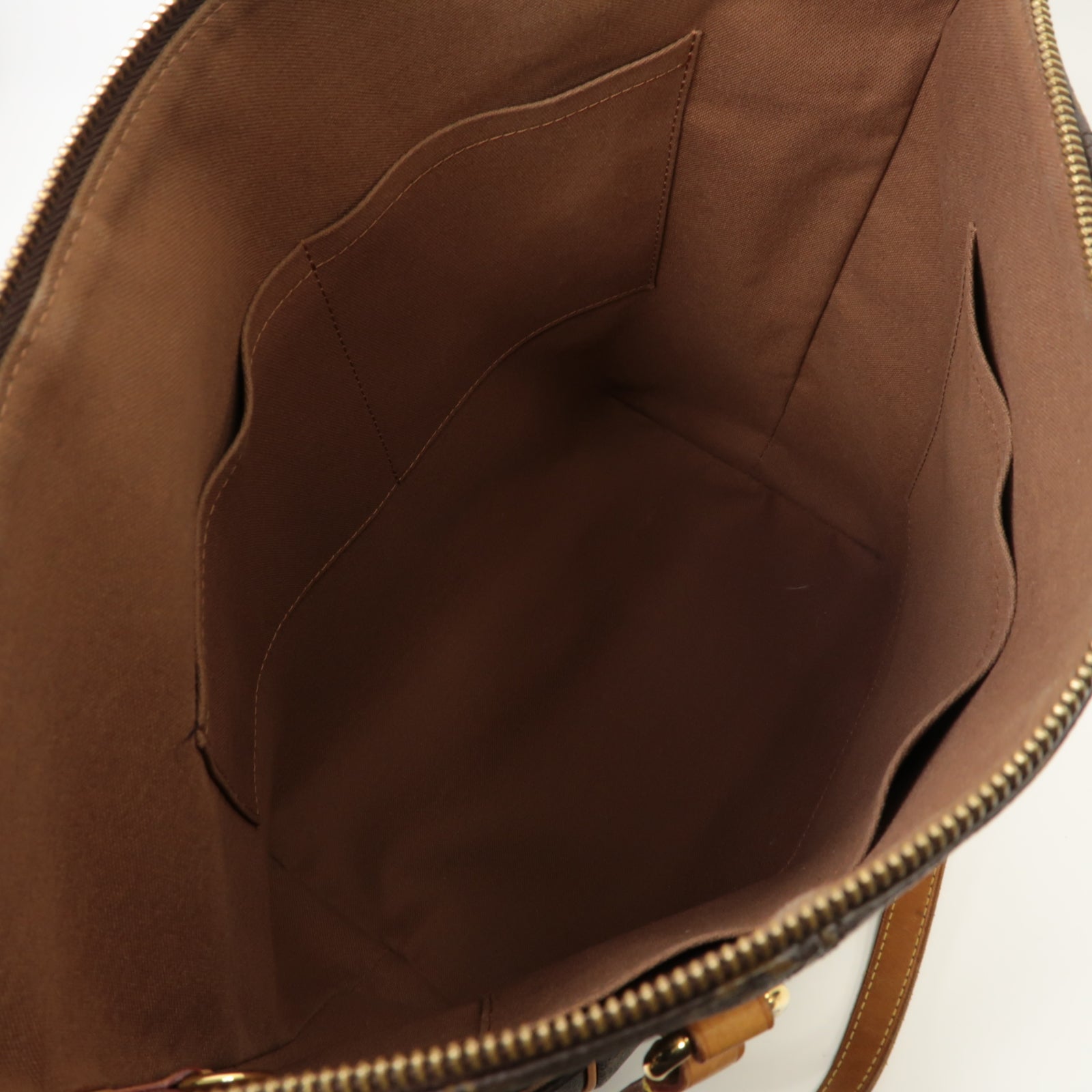 LOUIS VUITTON Monogram Totally GM金扣手挽袋棕色