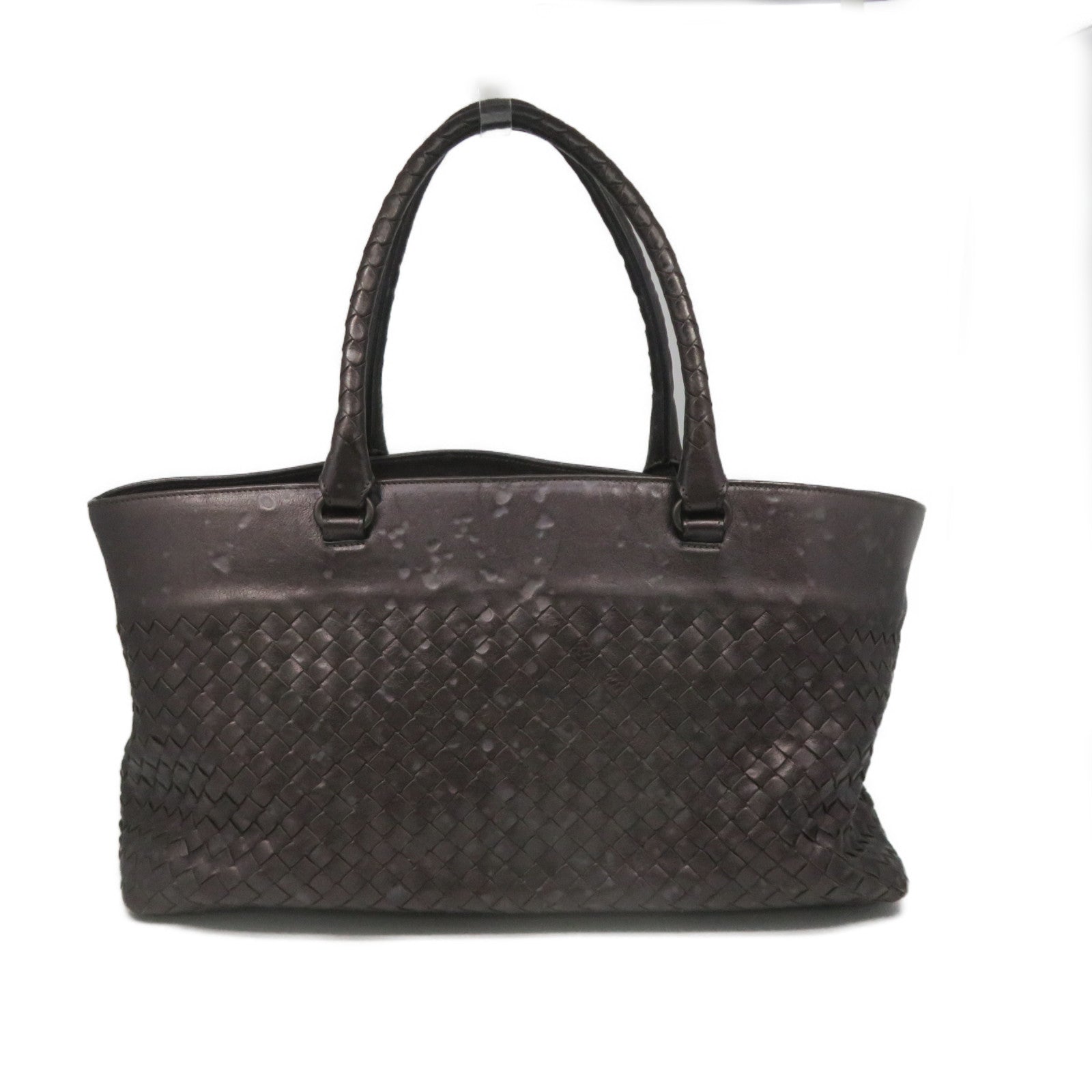 BOTTEGA VENETA 【激減優惠】織紋皮革Tote Bag手挽袋啡色