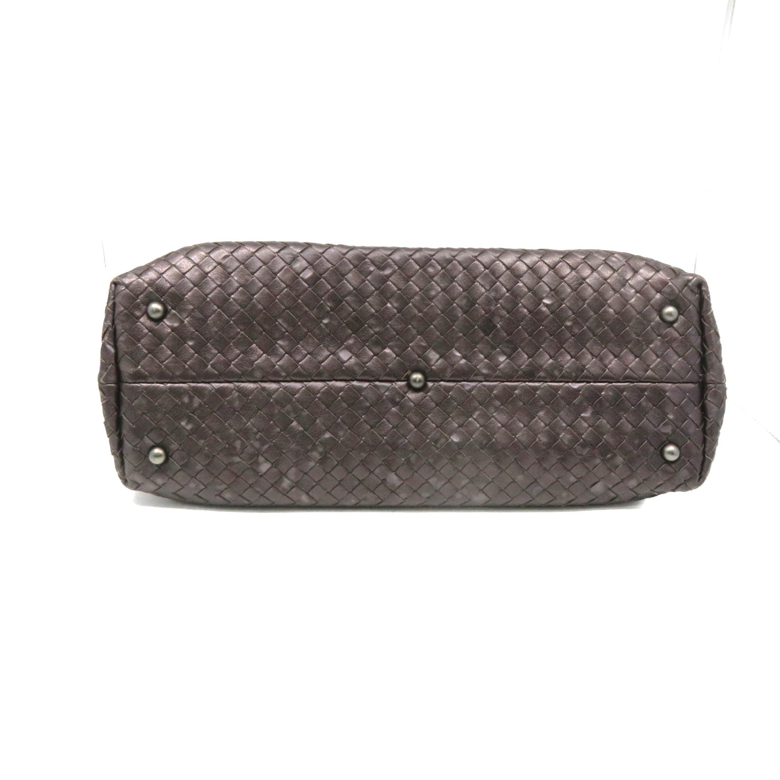 BOTTEGA VENETA 【激減優惠】織紋皮革Tote Bag手挽袋啡色