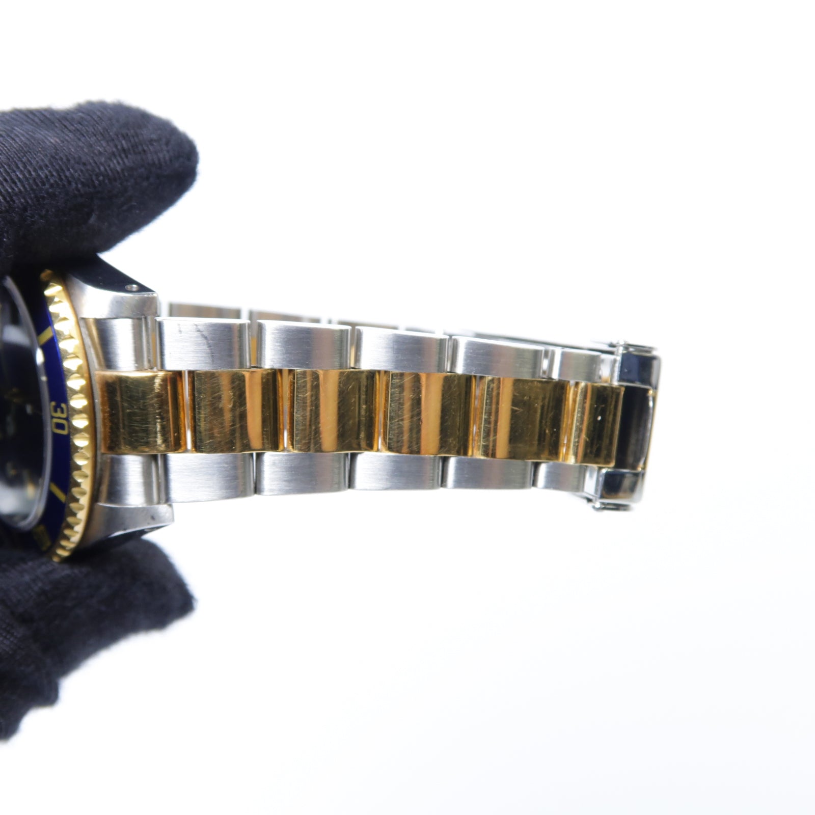ROLEX Submariner 18K黃金/不鏽鋼手錶自動機芯藍色