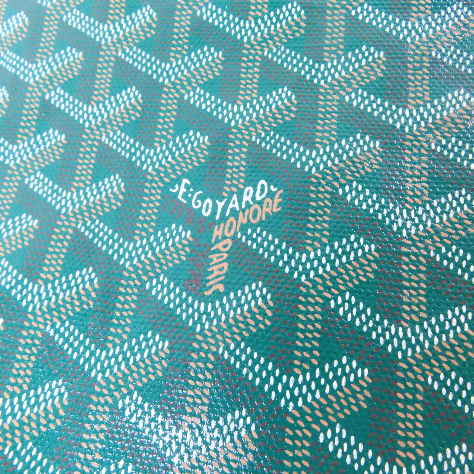 GOYARD 塗層帆布Saint-Louis GM銀扣手挽袋綠色