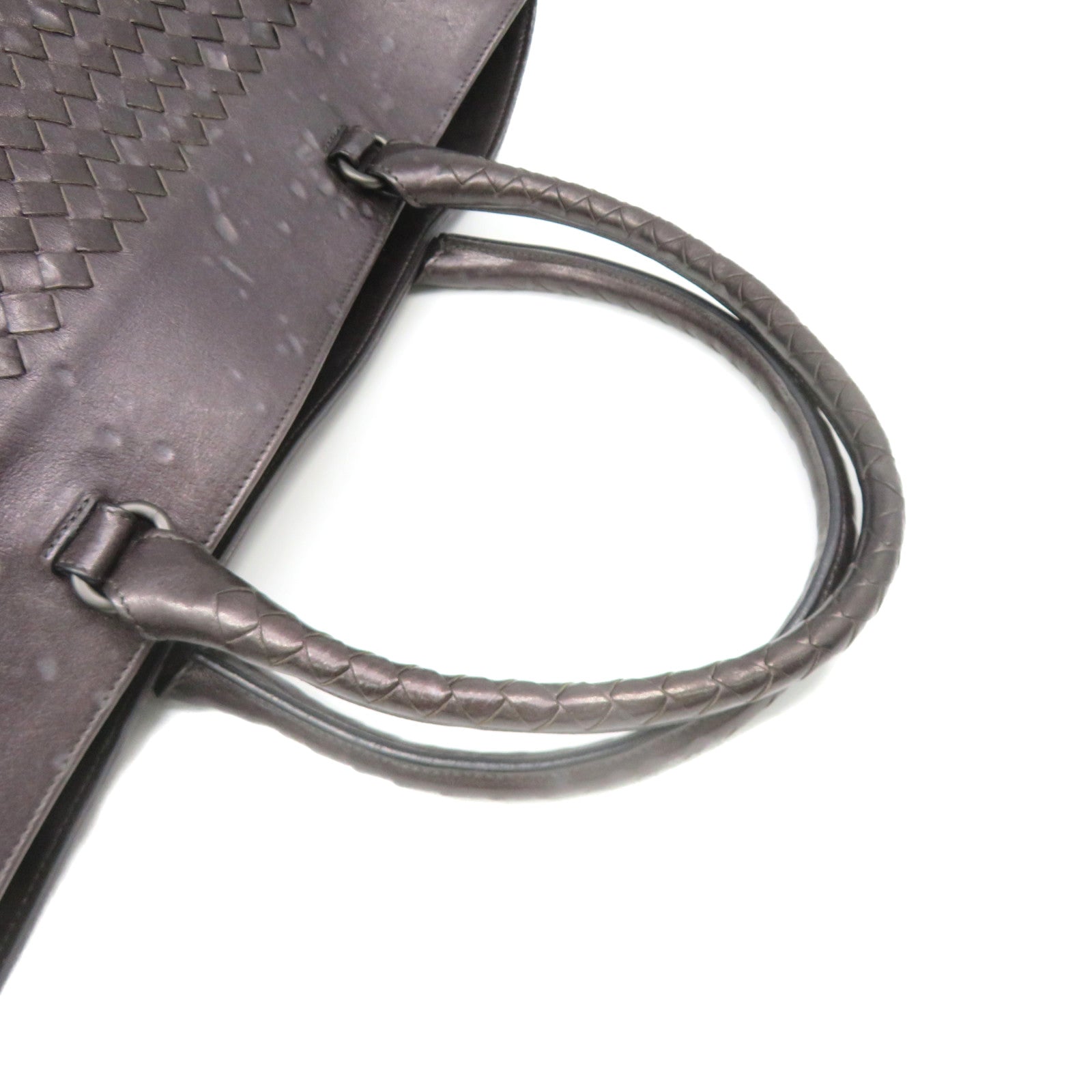 BOTTEGA VENETA 【激減優惠】織紋皮革Tote Bag手挽袋啡色