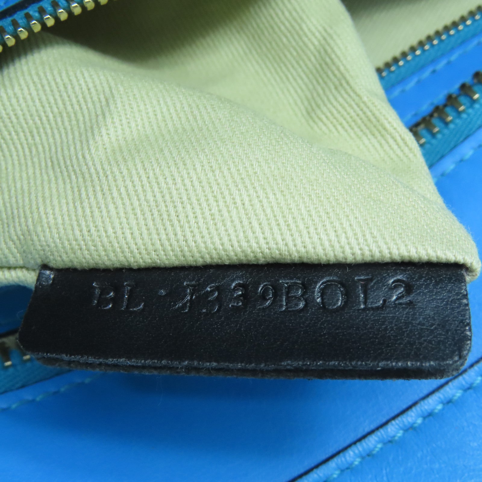 Valentino 【激減優惠】牛皮皮革2way Shoulder Bag金扣手挽肩背兩用袋藍色