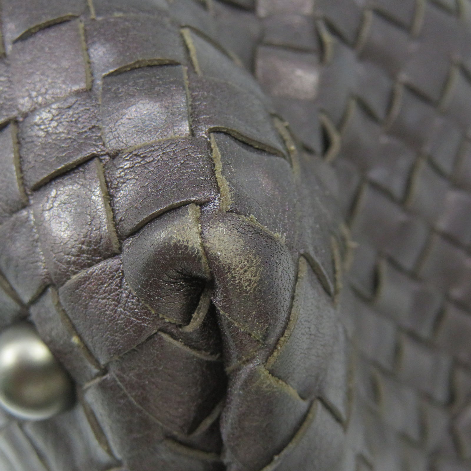 BOTTEGA VENETA 【激減優惠】織紋皮革Tote Bag手挽袋啡色