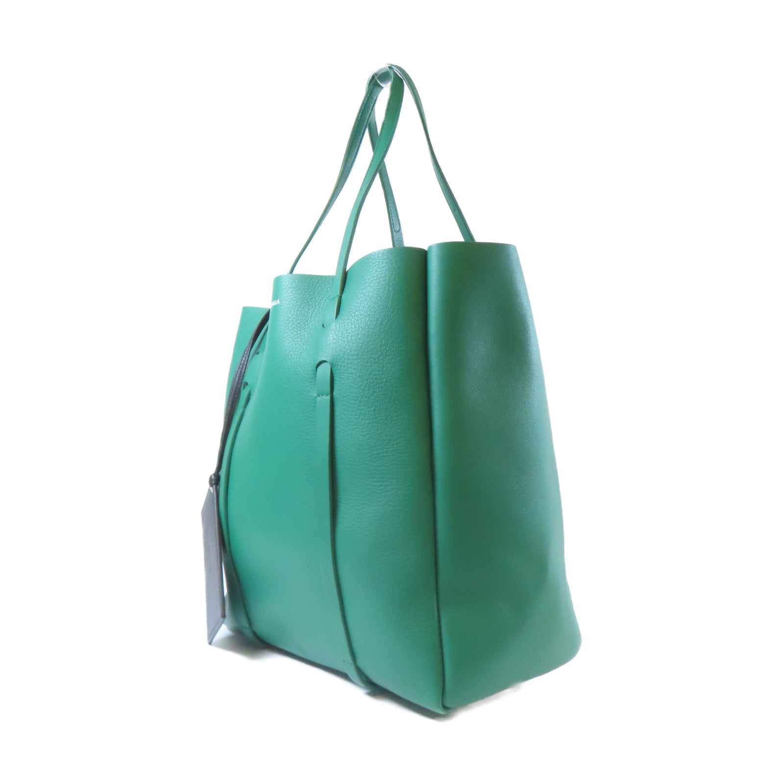 BALENCIAGA 牛皮皮革Tote Bag手挽袋綠色