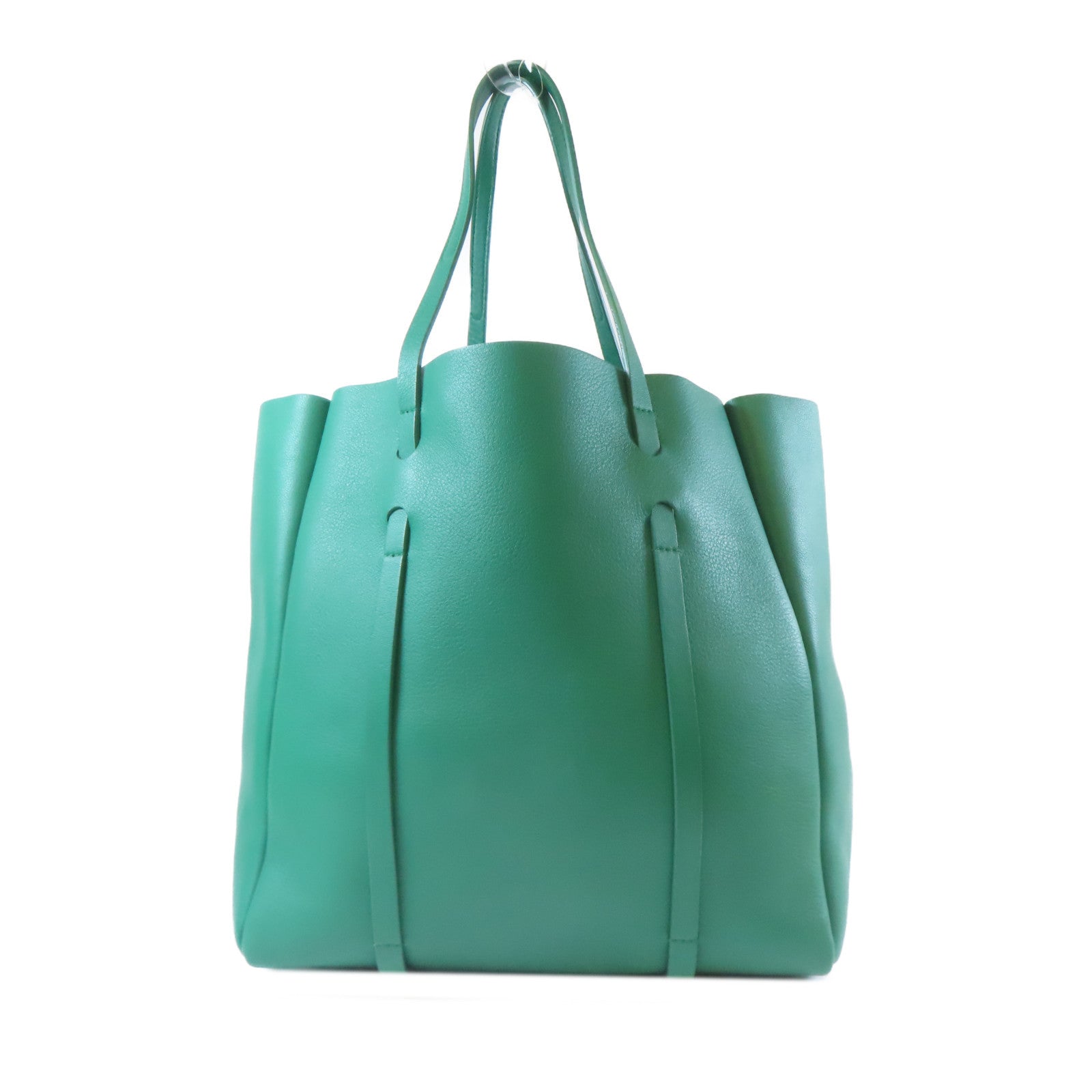 BALENCIAGA 牛皮皮革Tote Bag手挽袋綠色
