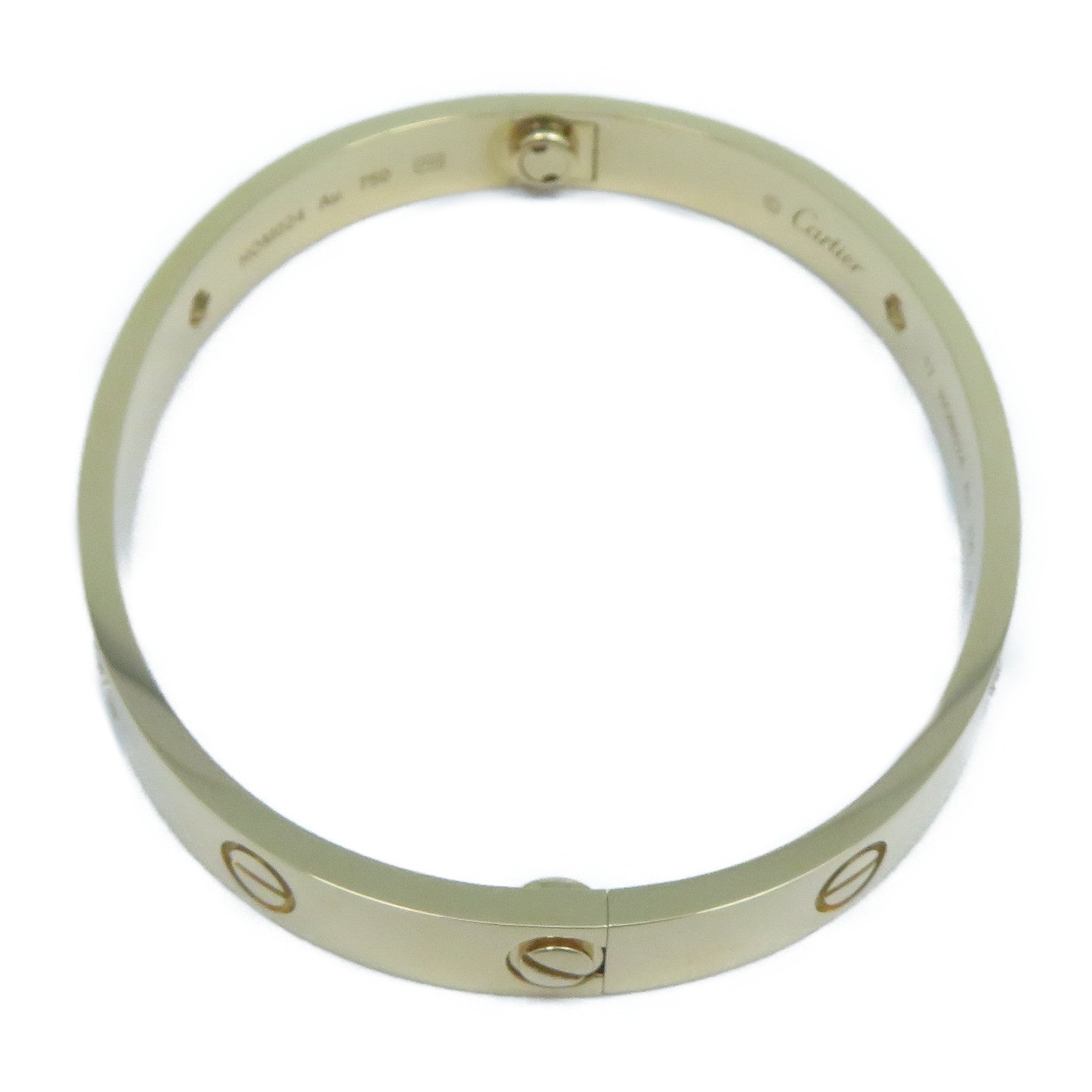 CARTIER 18K玫瑰金4 Diamond Love Bracelet鑽石手鐲Cartier#17