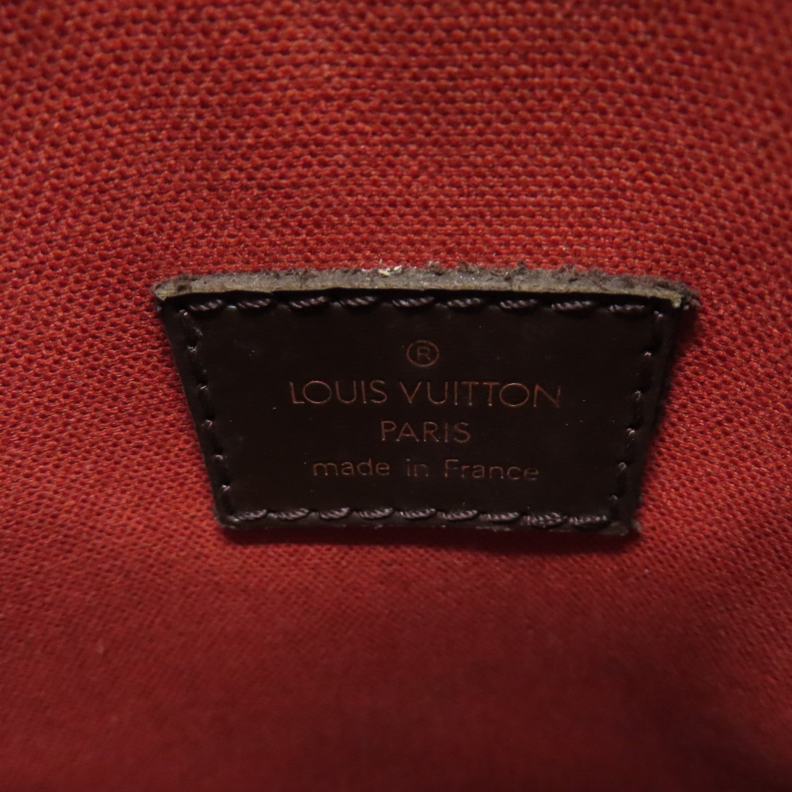 LOUIS VUITTON Damier Olav PM金扣肩背袋啡色