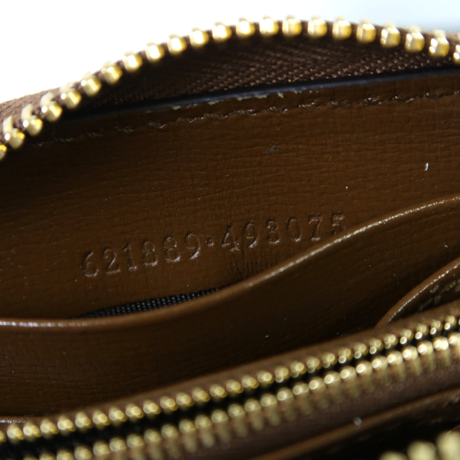GUCCI 塗層帆布Horsebit 1955 Long Wallet金扣長錢包米色/啡色