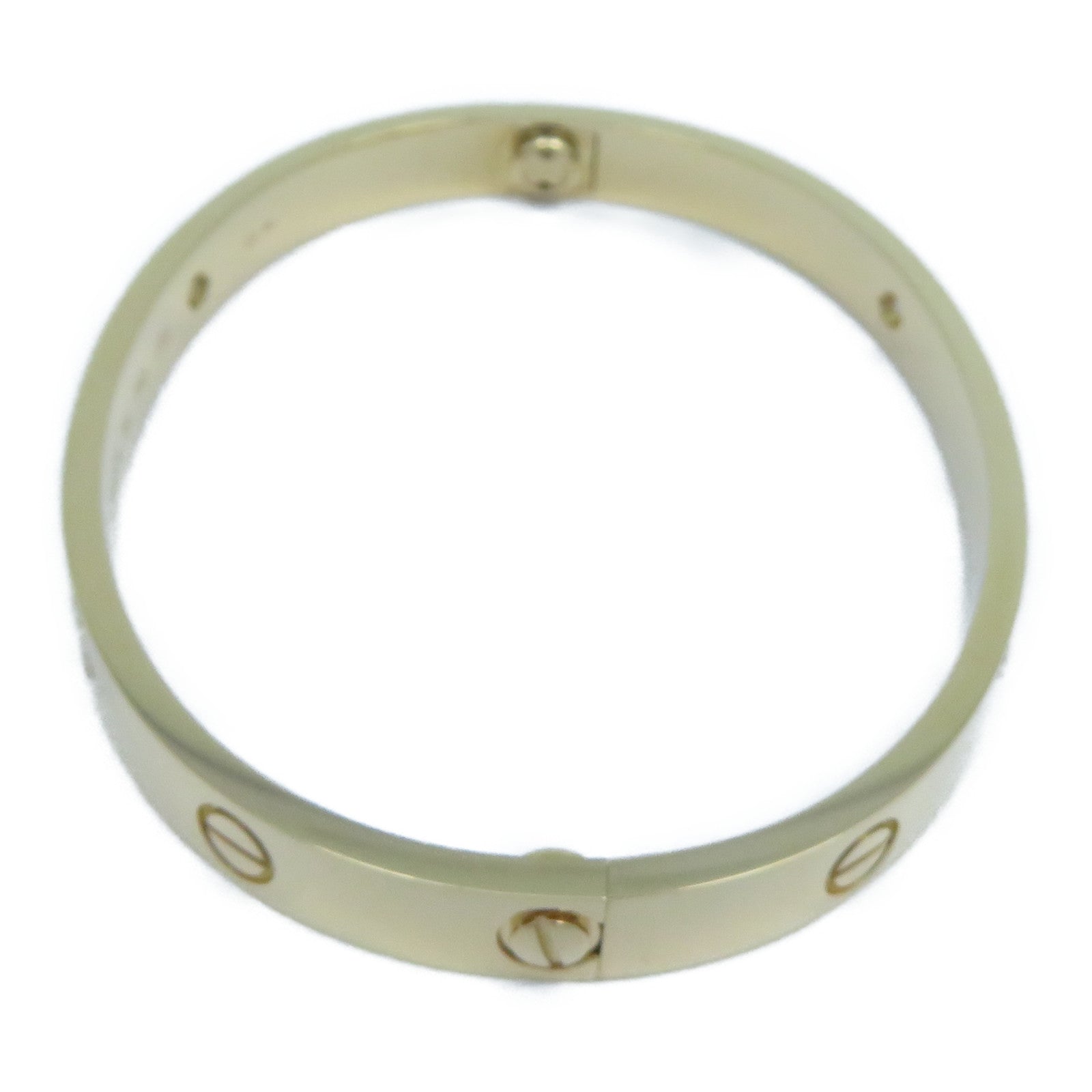CARTIER 18K玫瑰金4 Diamond Love Bracelet鑽石手鐲Cartier#17