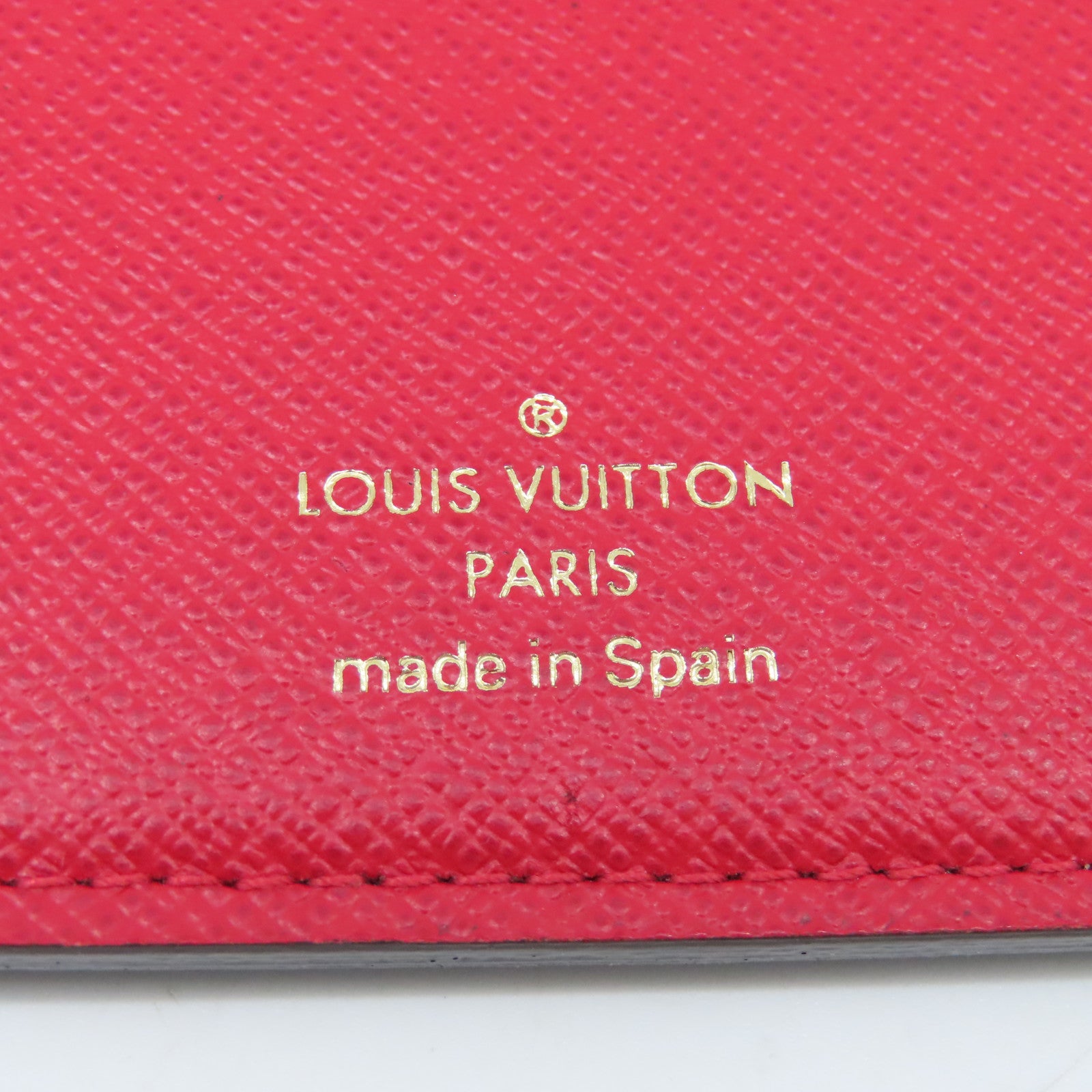 LOUIS VUITTON Monogram Insolite Wallet金扣長錢包啡色/紅色