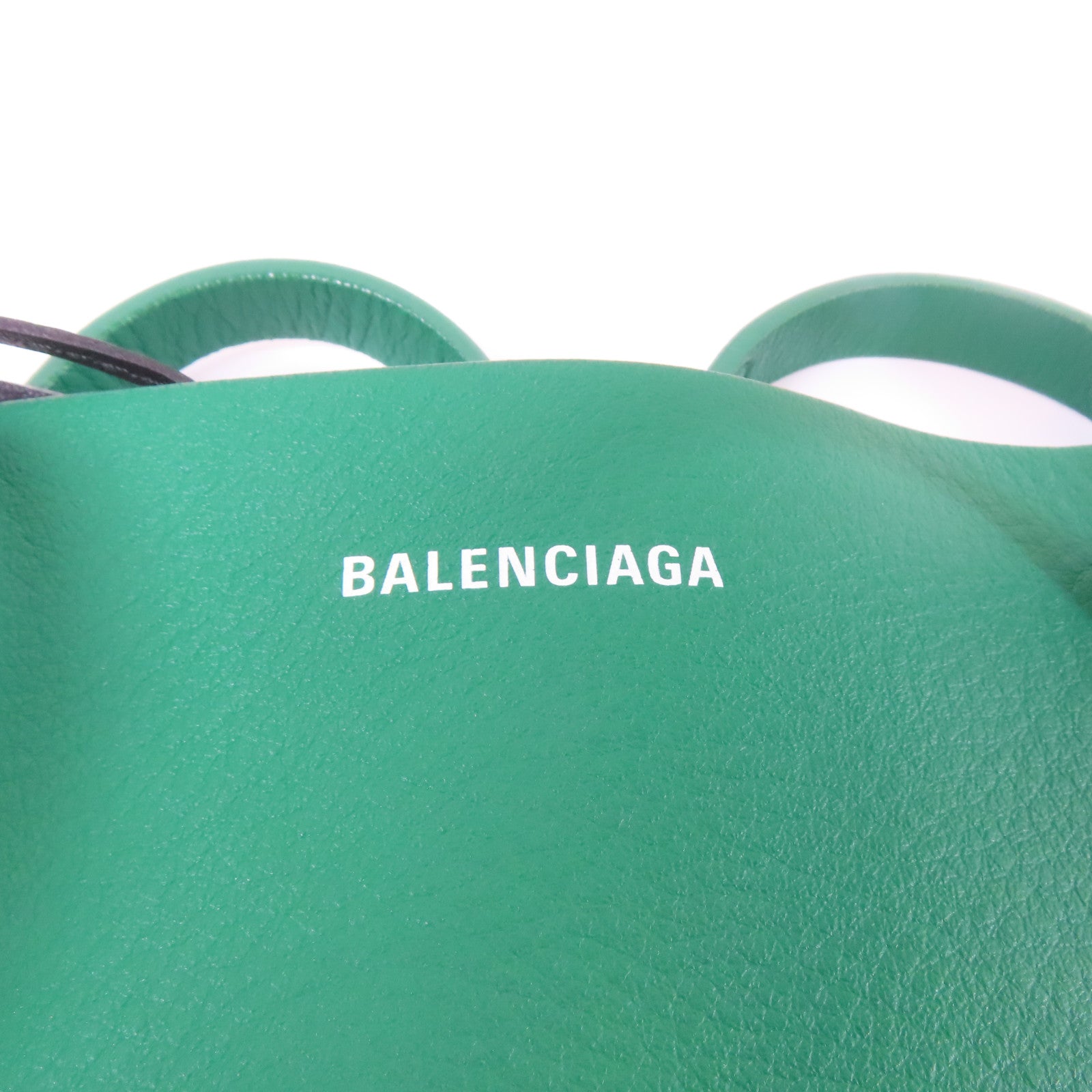 BALENCIAGA 牛皮皮革Tote Bag手挽袋綠色