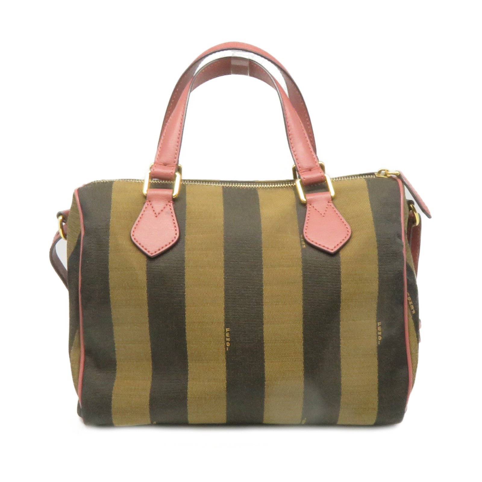 FENDI 帆布2Way Shoulder Bag手挽肩背两用袋啡色