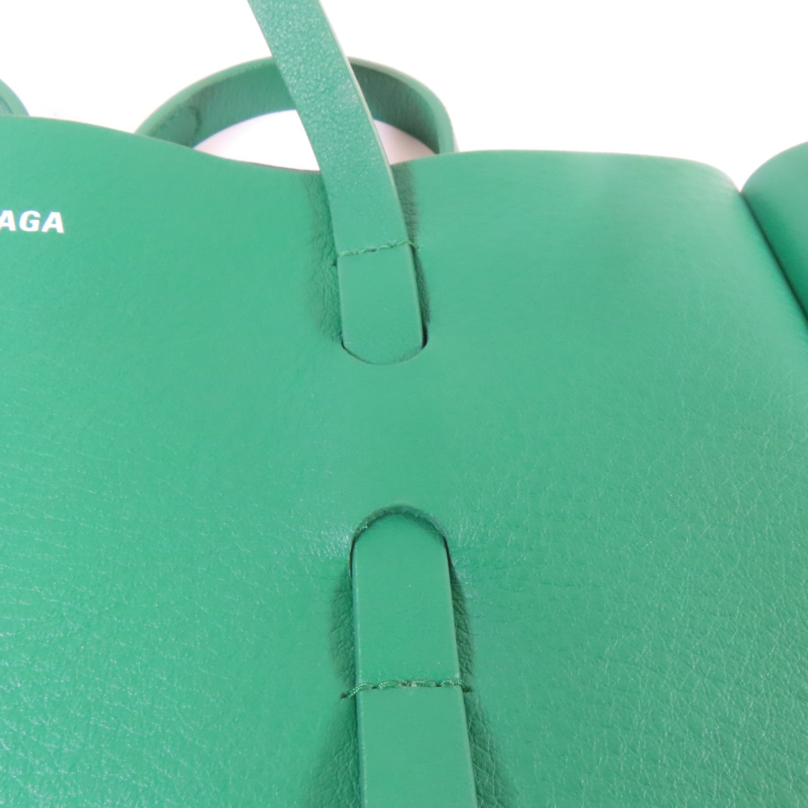 BALENCIAGA 牛皮皮革Tote Bag手挽袋綠色