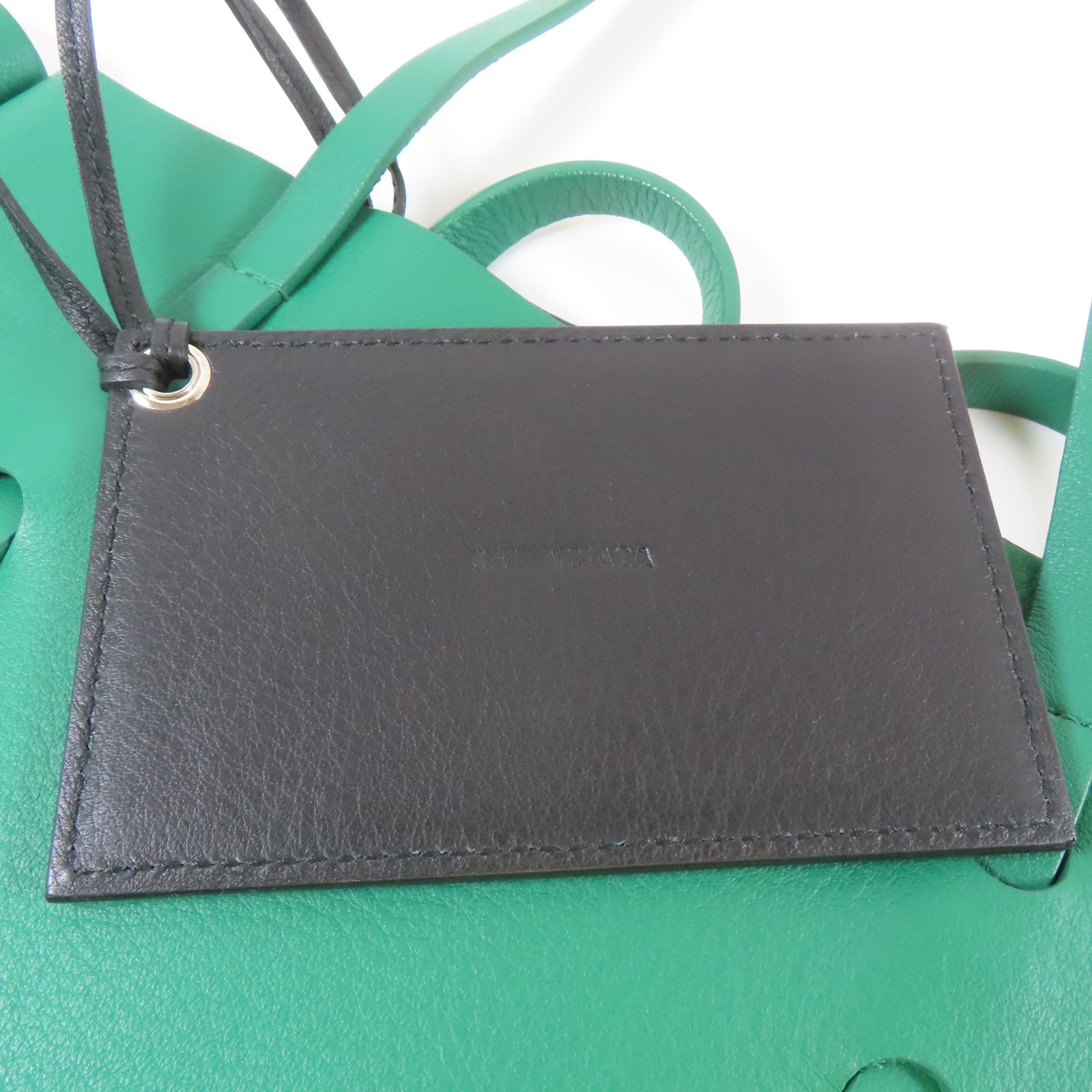 BALENCIAGA 牛皮皮革Tote Bag手挽袋綠色