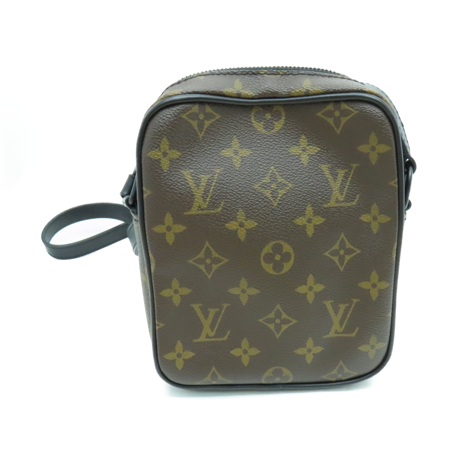 LOUIS VUITTON Monogram Christopher Carry Bag肩背袋啡色/黑色