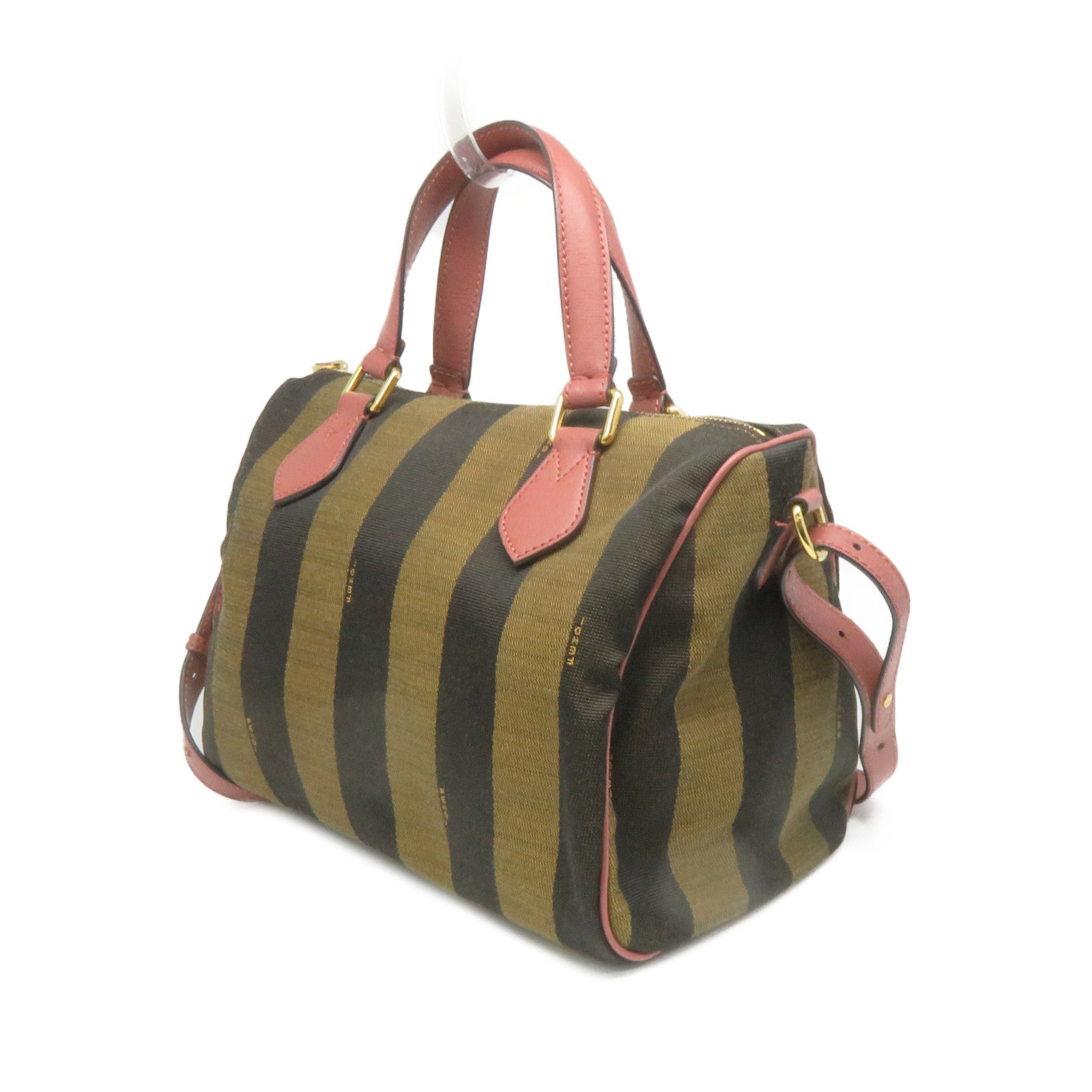 FENDI 帆布2Way Shoulder Bag手挽肩背两用袋啡色