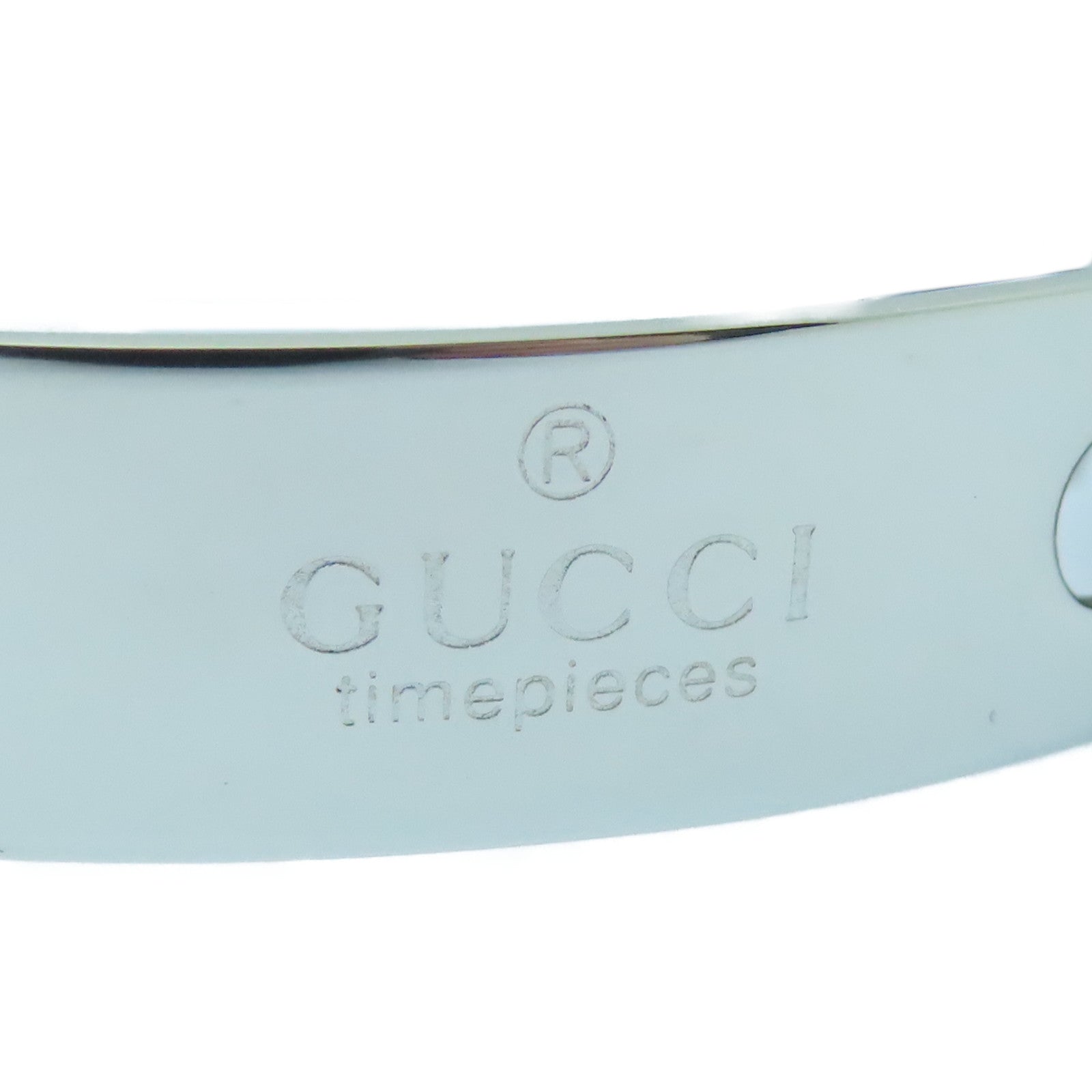 GUCCI 不鏽鋼/帆布Watch手錶綠色/紅色#17cm