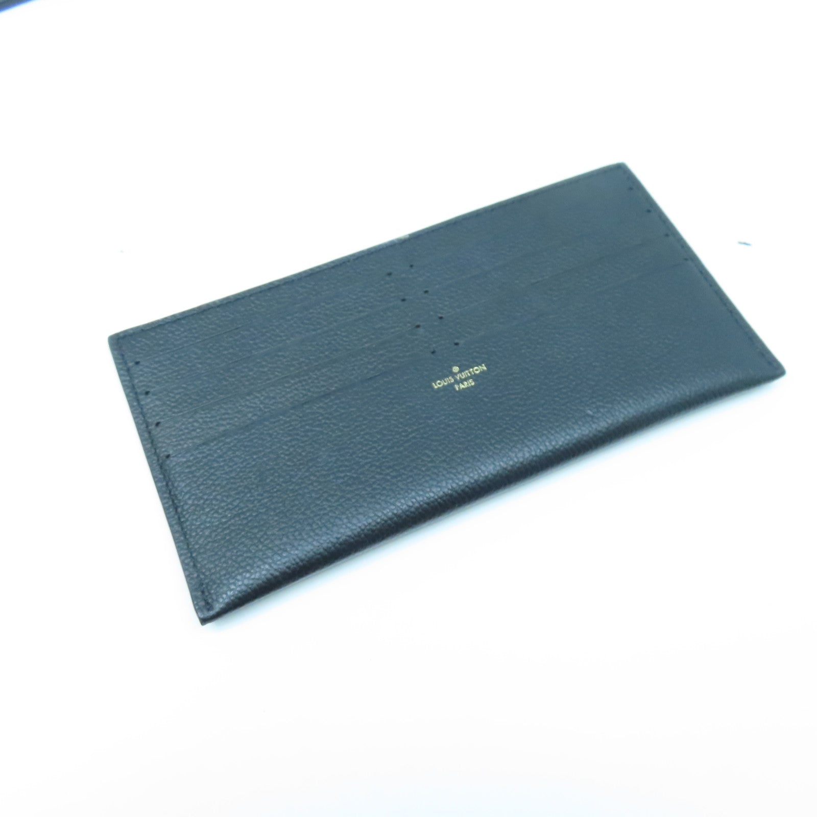 LOUIS VUITTON Mono-Empreinte Felicie Pochette金扣鏈帶肩背袋黑色