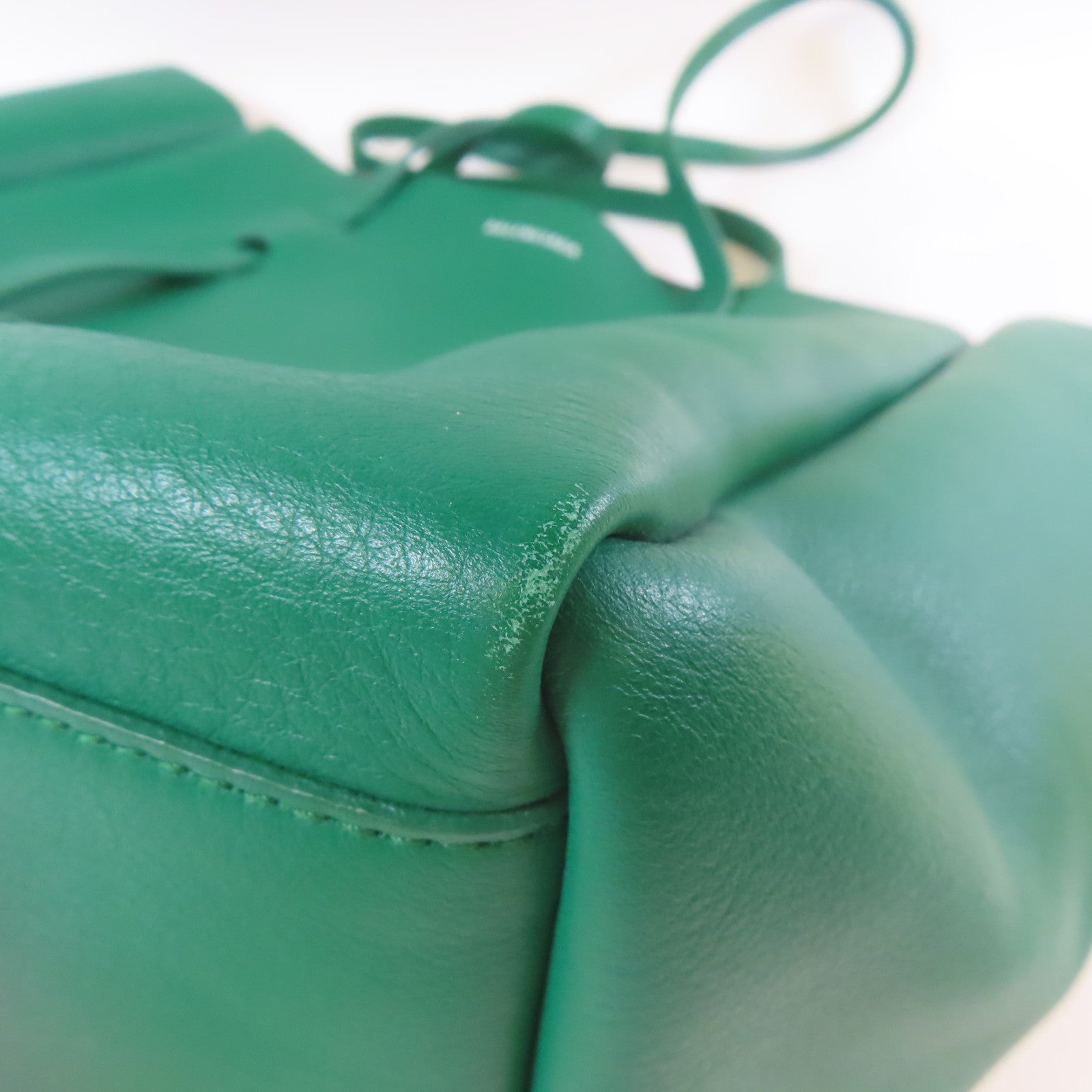 BALENCIAGA 牛皮皮革Tote Bag手挽袋綠色