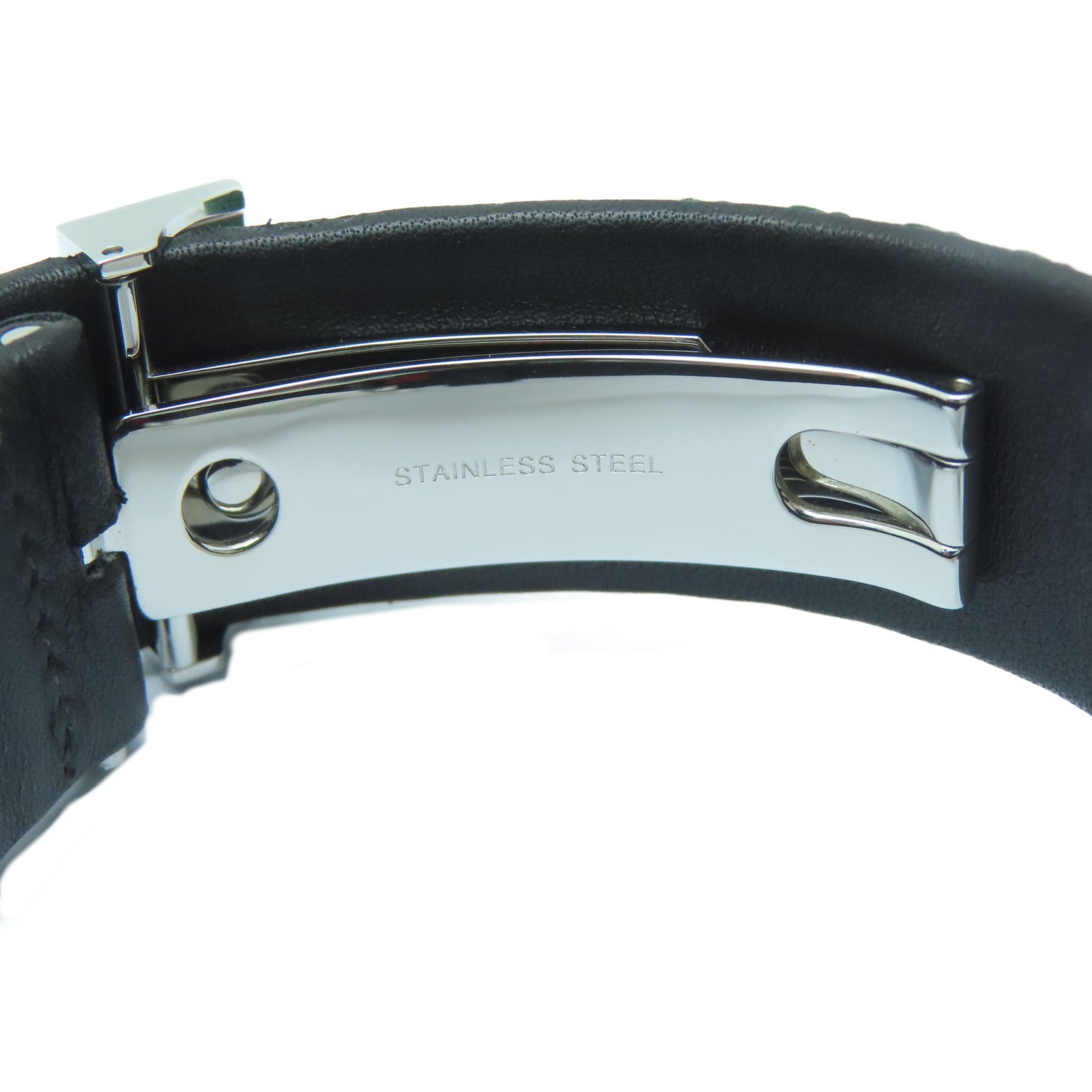 GUCCI 不鏽鋼/帆布Watch手錶綠色/紅色#17cm
