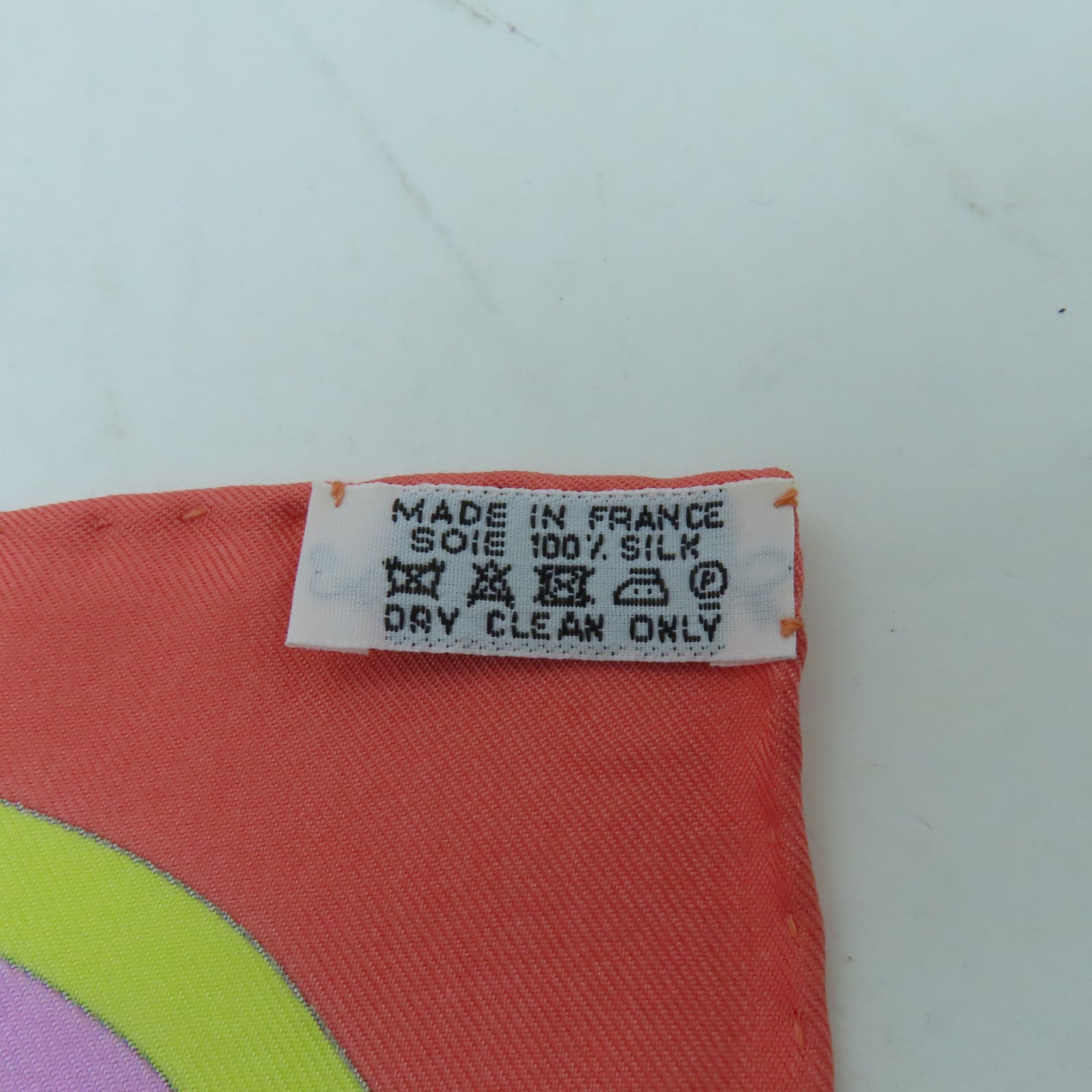 HERMES Silk Twilly Scarf Pink/Color