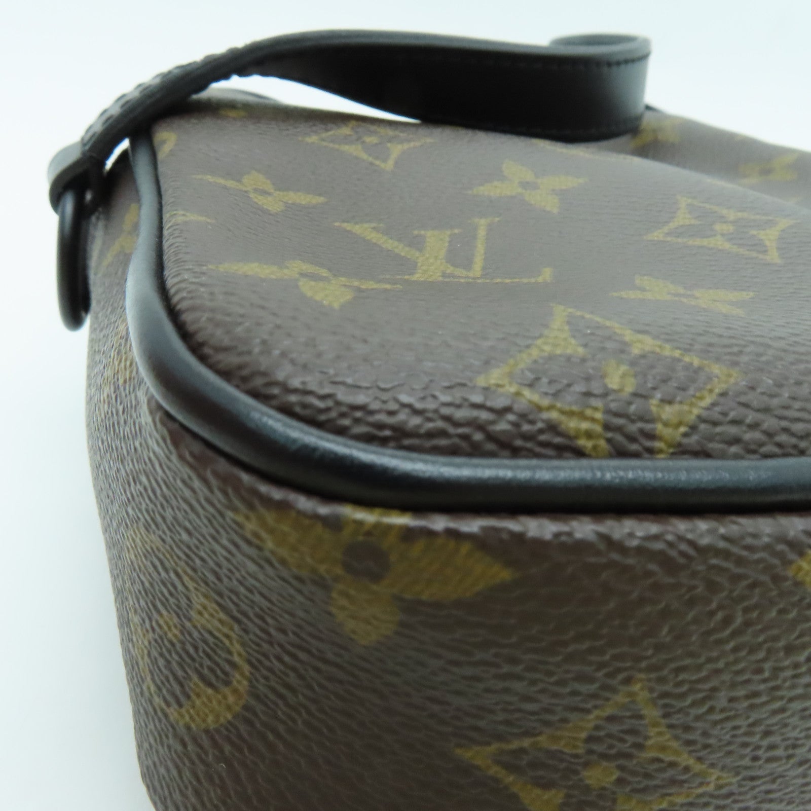 LOUIS VUITTON Monogram Christopher Carry Bag肩背袋啡色/黑色