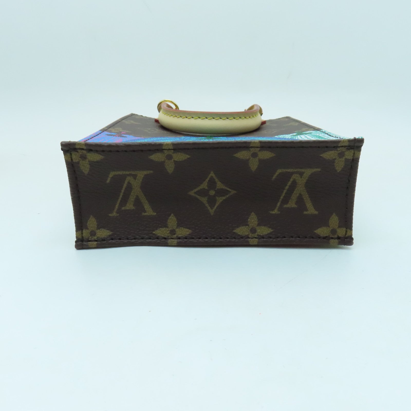 LOUIS VUITTON Monogram YK Pefit Sac Plat金扣手挽肩背两用袋啡色