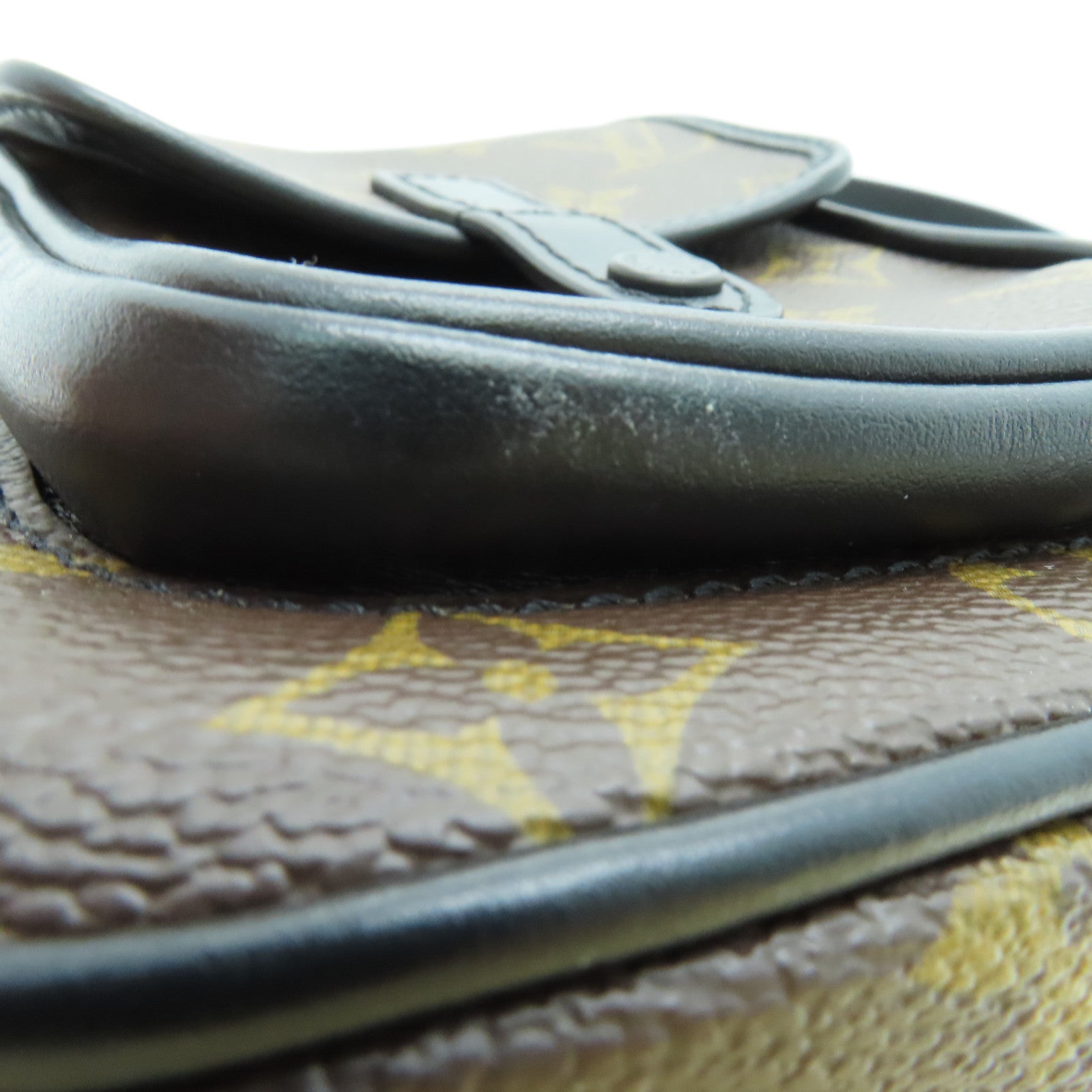 LOUIS VUITTON Monogram Christopher Carry Bag肩背袋啡色/黑色