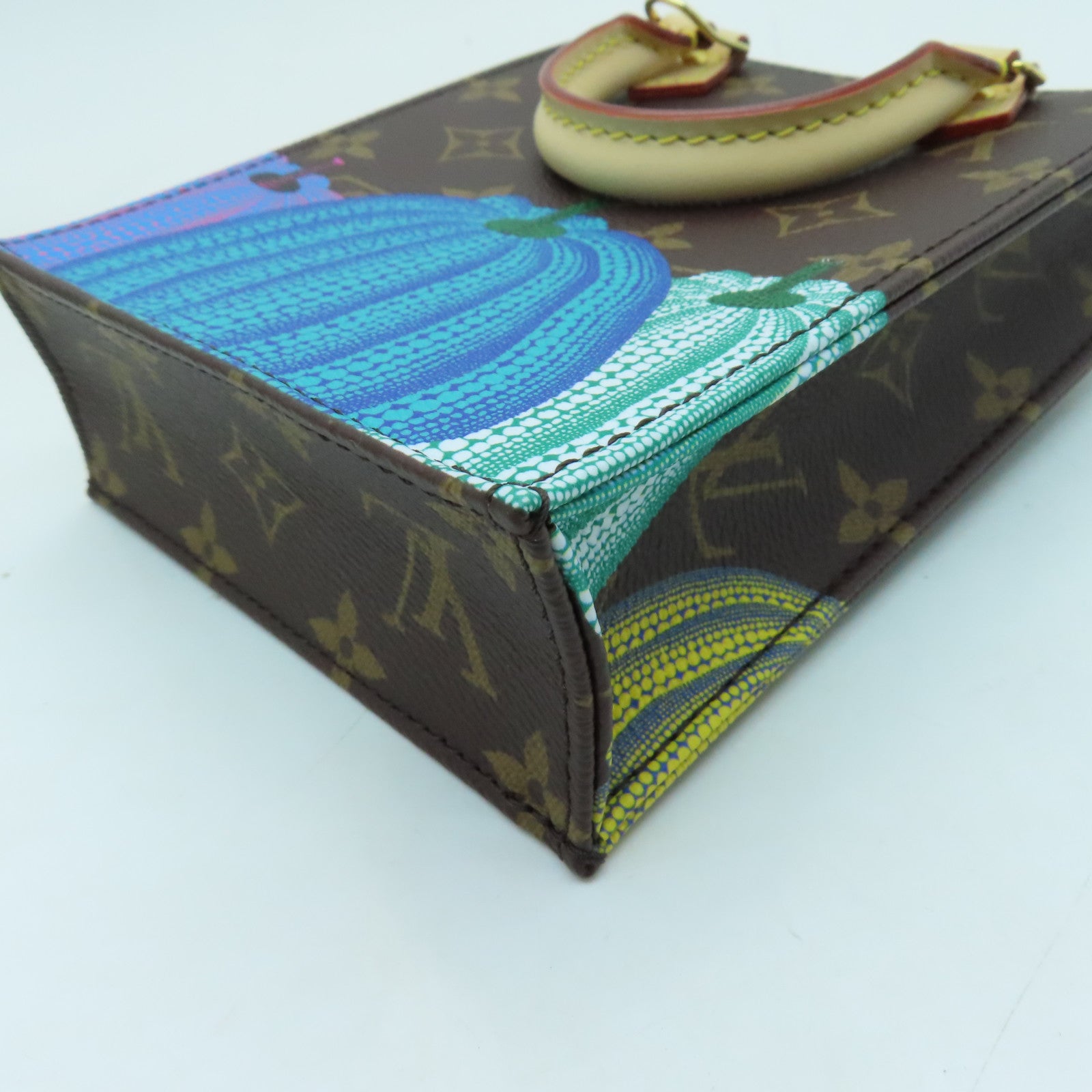 LOUIS VUITTON Monogram YK Pefit Sac Plat金扣手挽肩背两用袋啡色