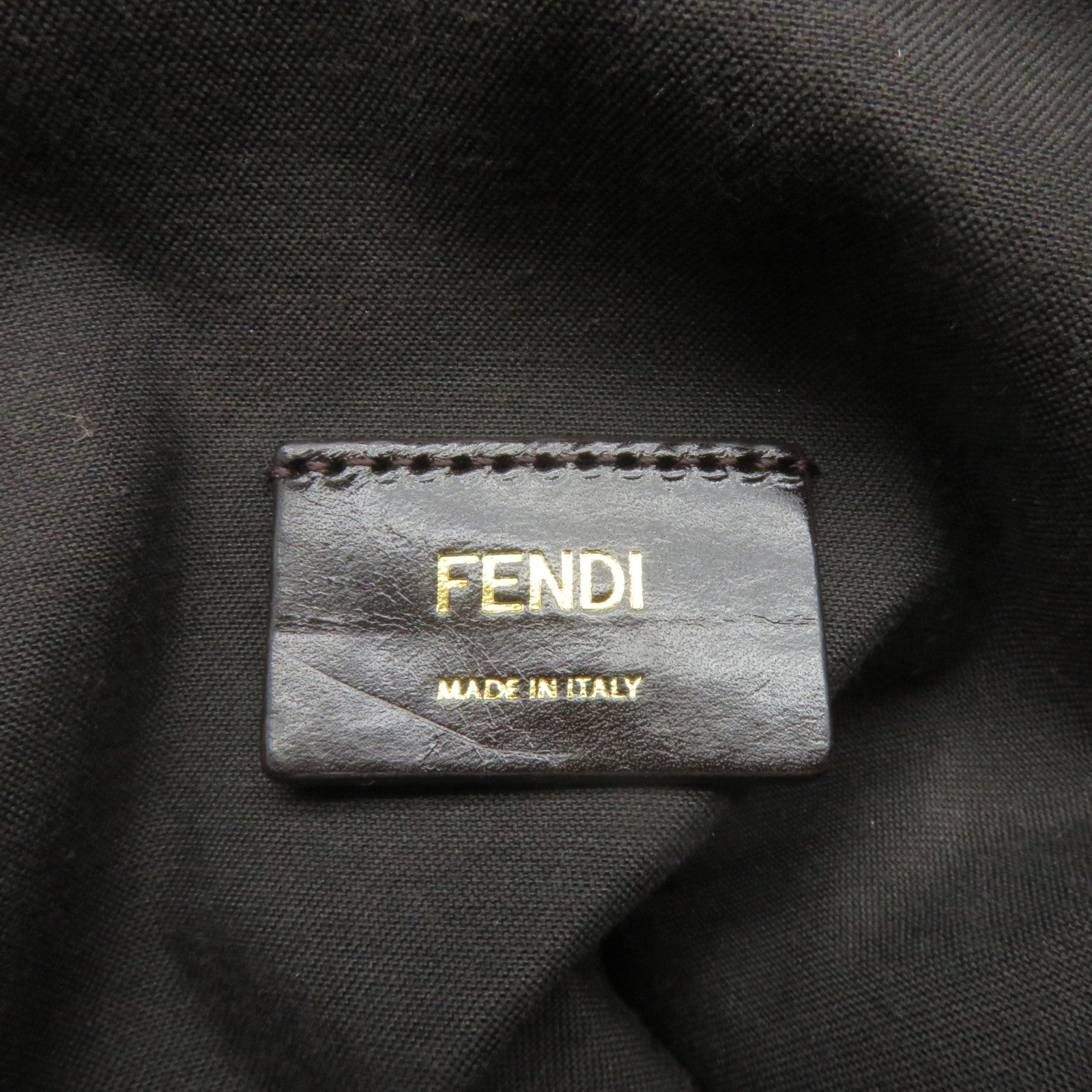 FENDI 帆布2Way Shoulder Bag手挽肩背两用袋啡色