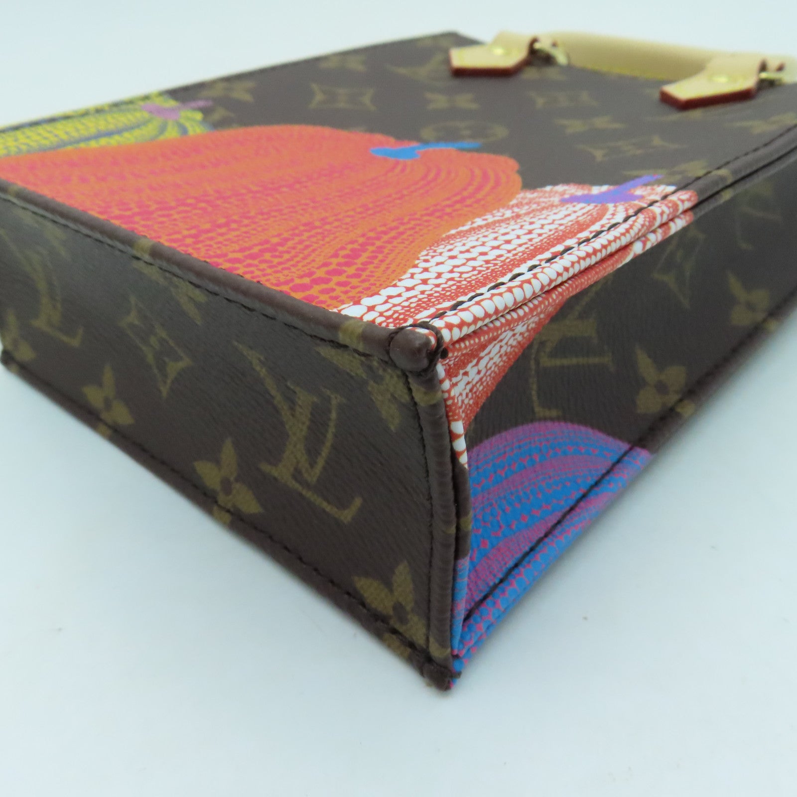 LOUIS VUITTON Monogram YK Pefit Sac Plat金扣手挽肩背两用袋啡色