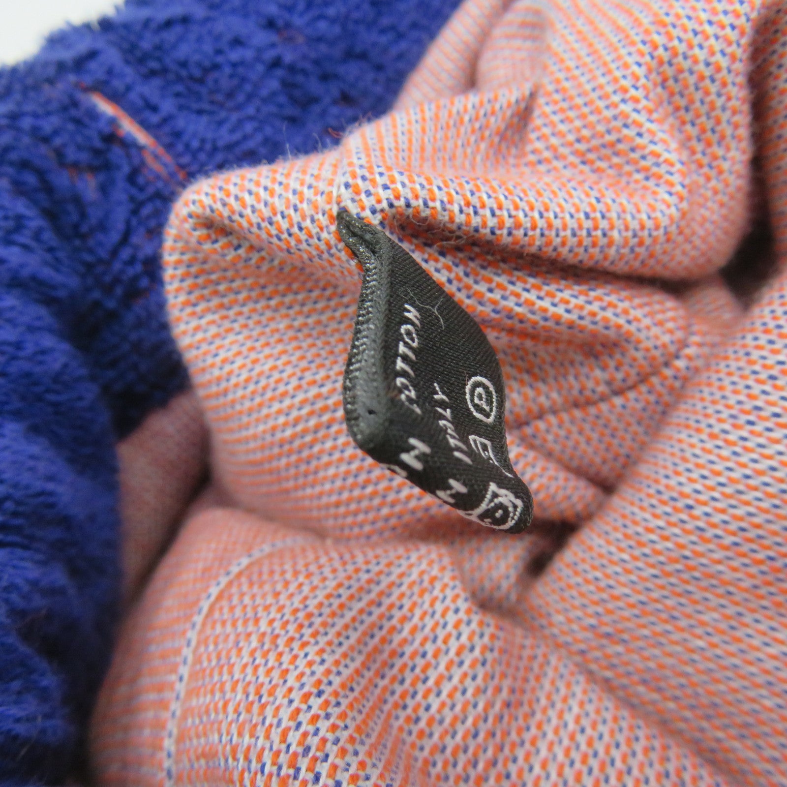 CHANEL 【激減優惠】棉布毛巾Towel Backpack背包寶藍色/橙色