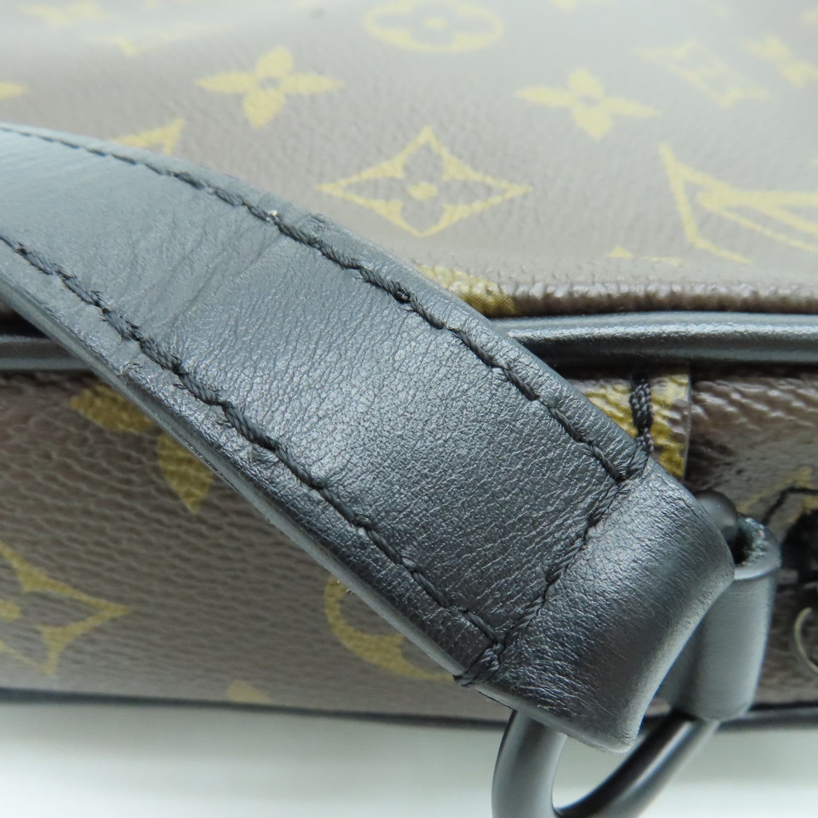 LOUIS VUITTON Monogram Christopher Carry Bag肩背袋啡色/黑色