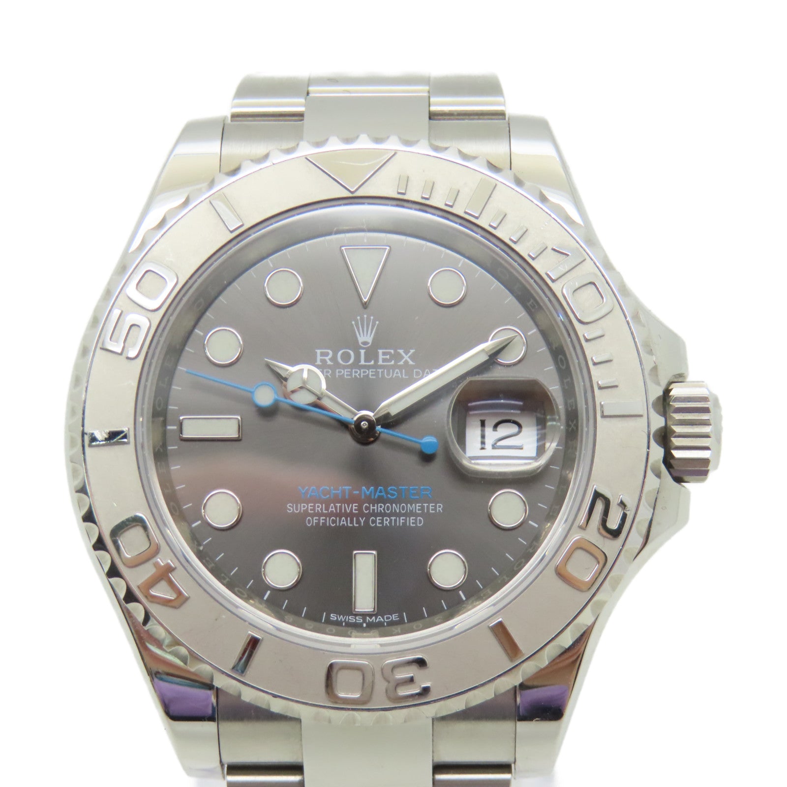 ROLEX Yacht Master 40mm不鏽鋼自動機芯手錶灰色