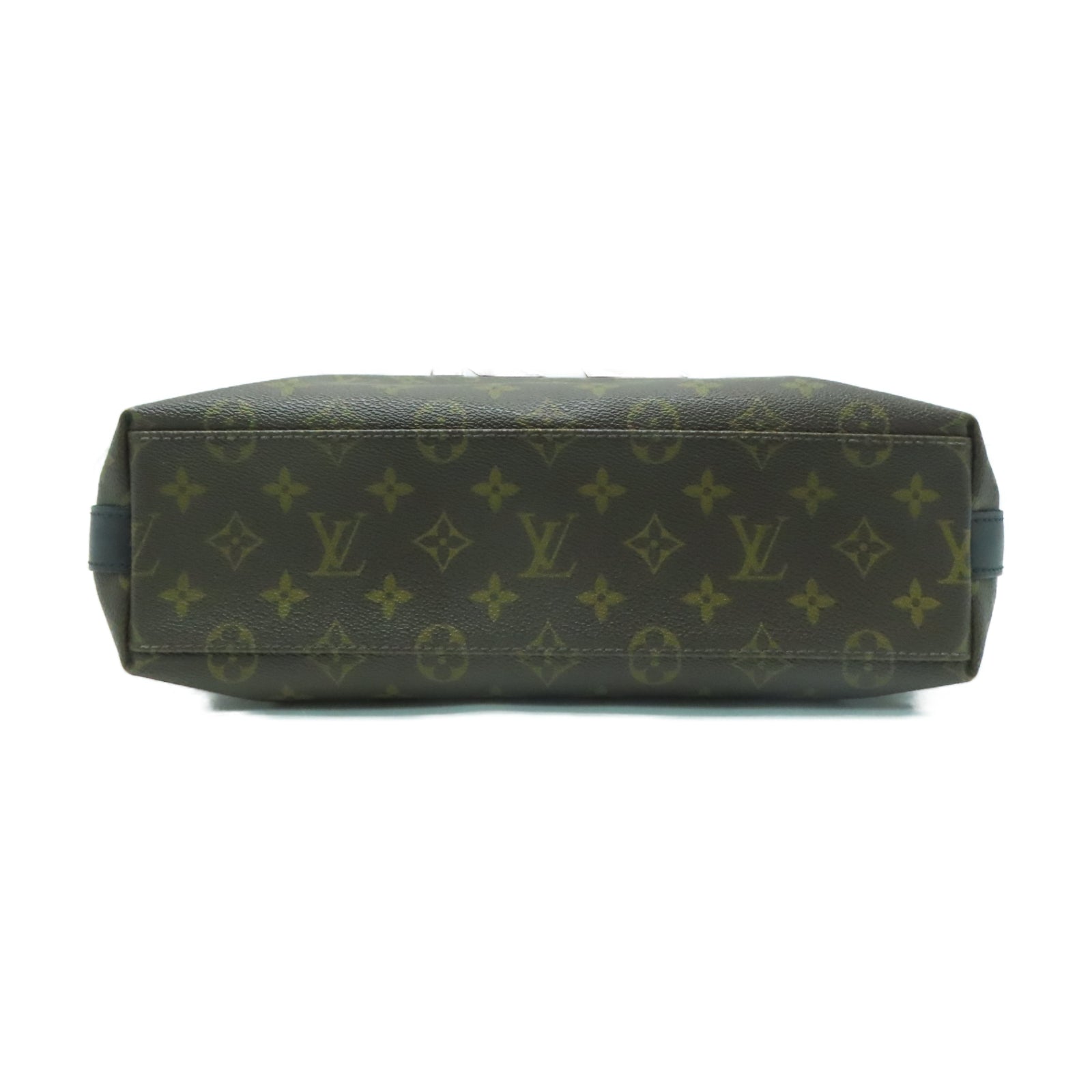 LOUIS VUITTON Monogram Kitan銀扣手挽肩背兩用袋啡色