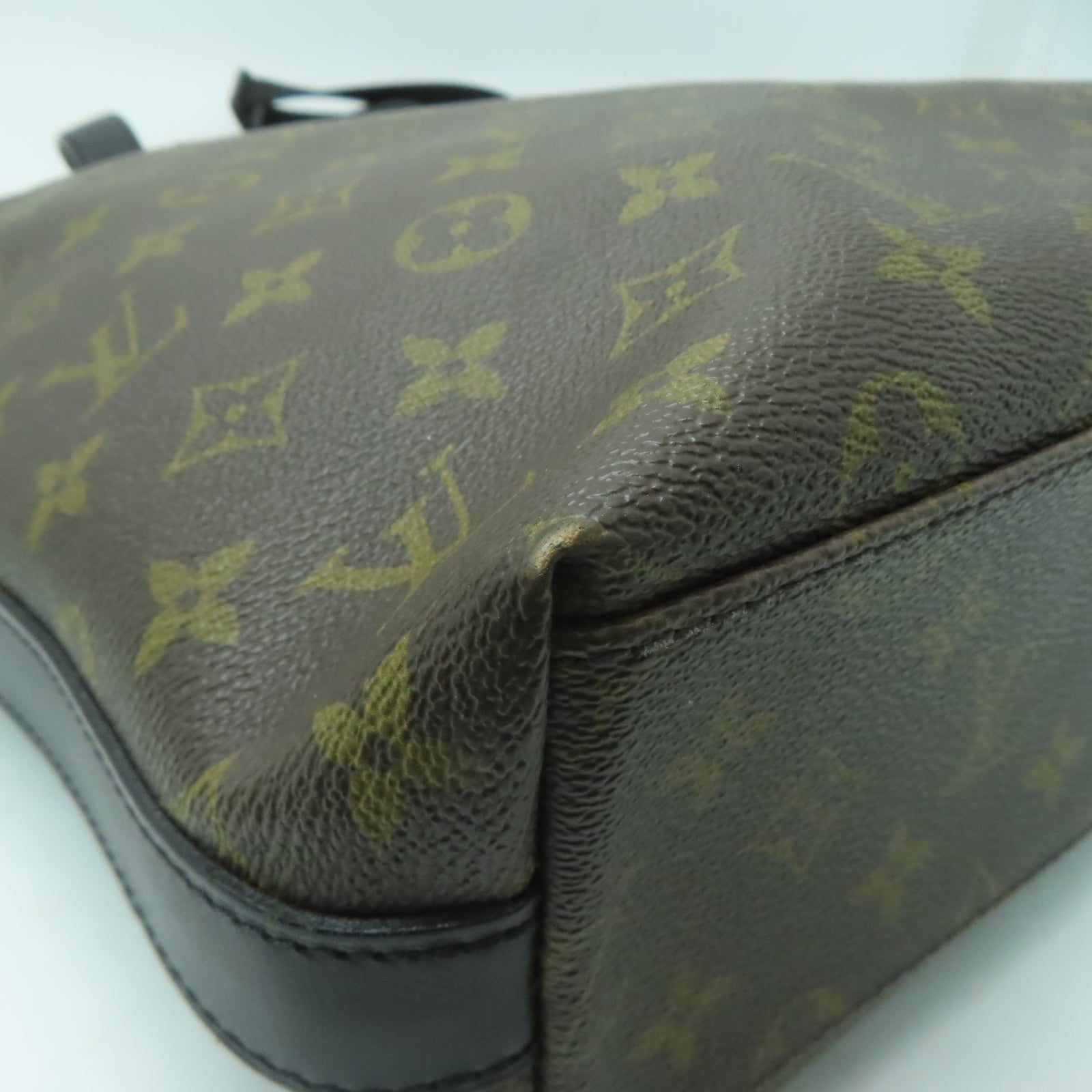 LOUIS VUITTON Monogram Kitan銀扣手挽肩背兩用袋啡色