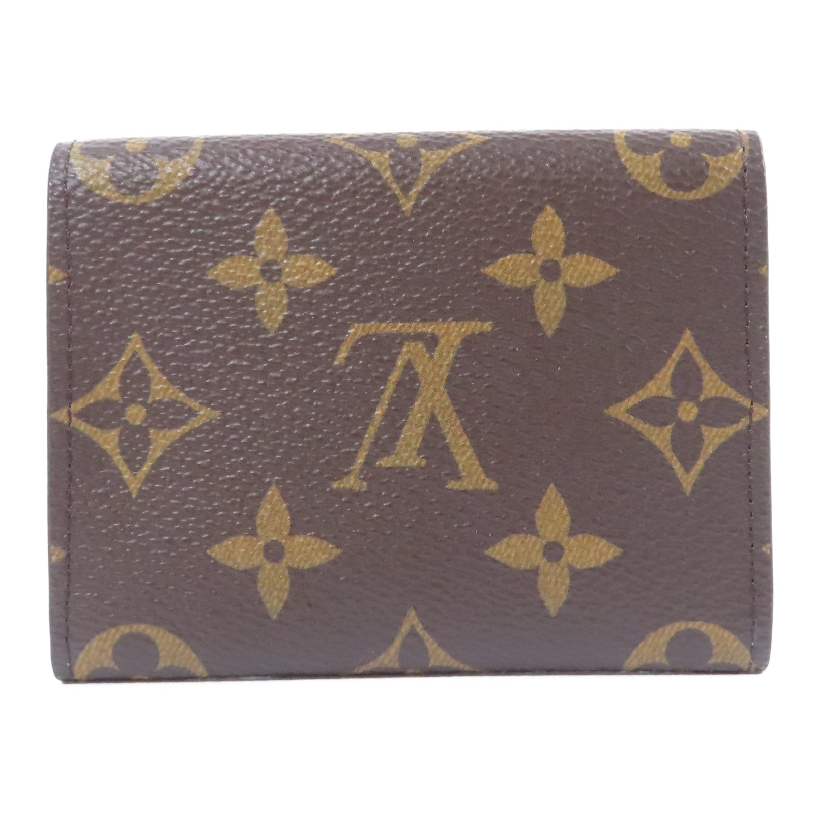 LOUIS VUITTON Monogram Enveloppe CARTE De Visite金扣卡片套啡色