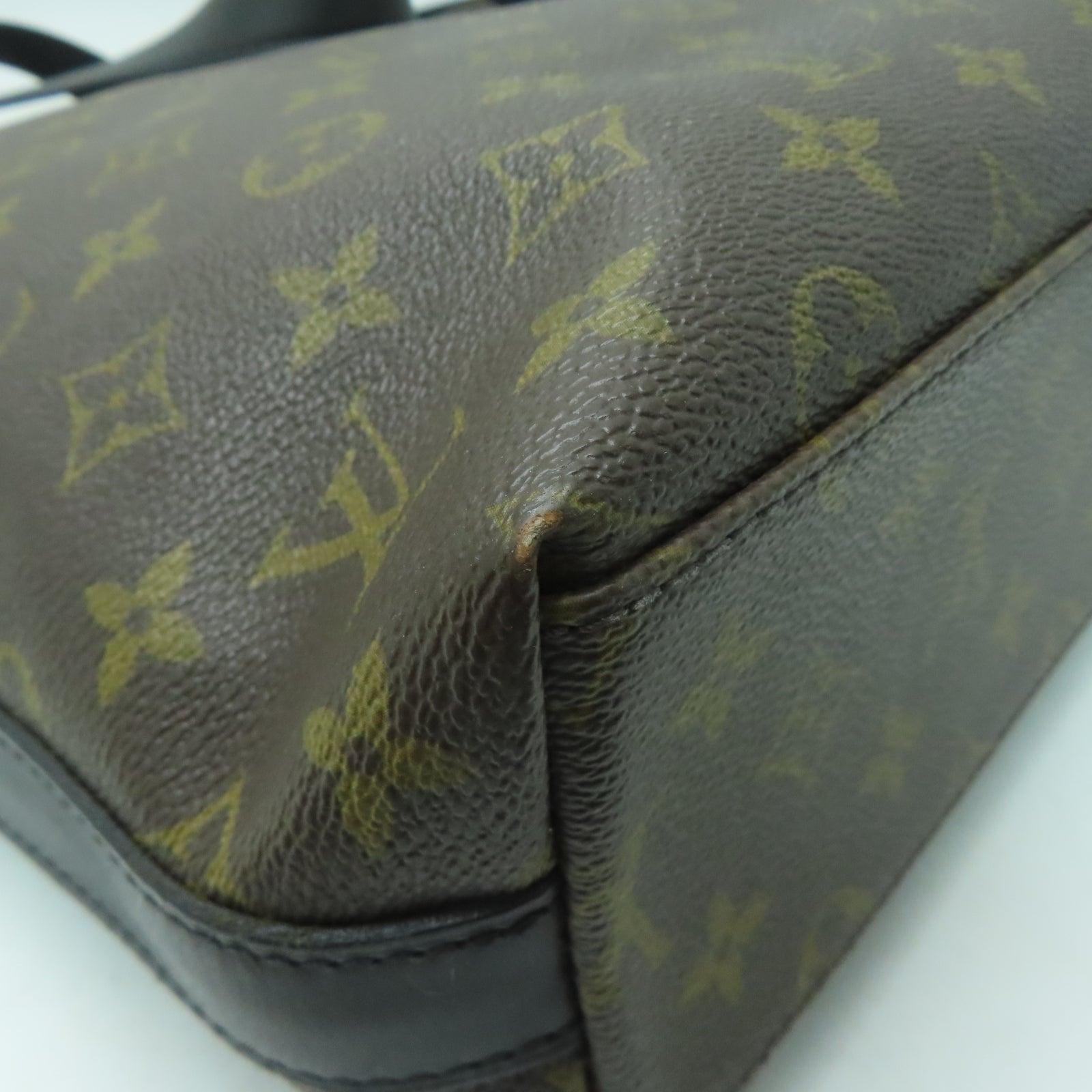 LOUIS VUITTON Monogram Kitan銀扣手挽肩背兩用袋啡色