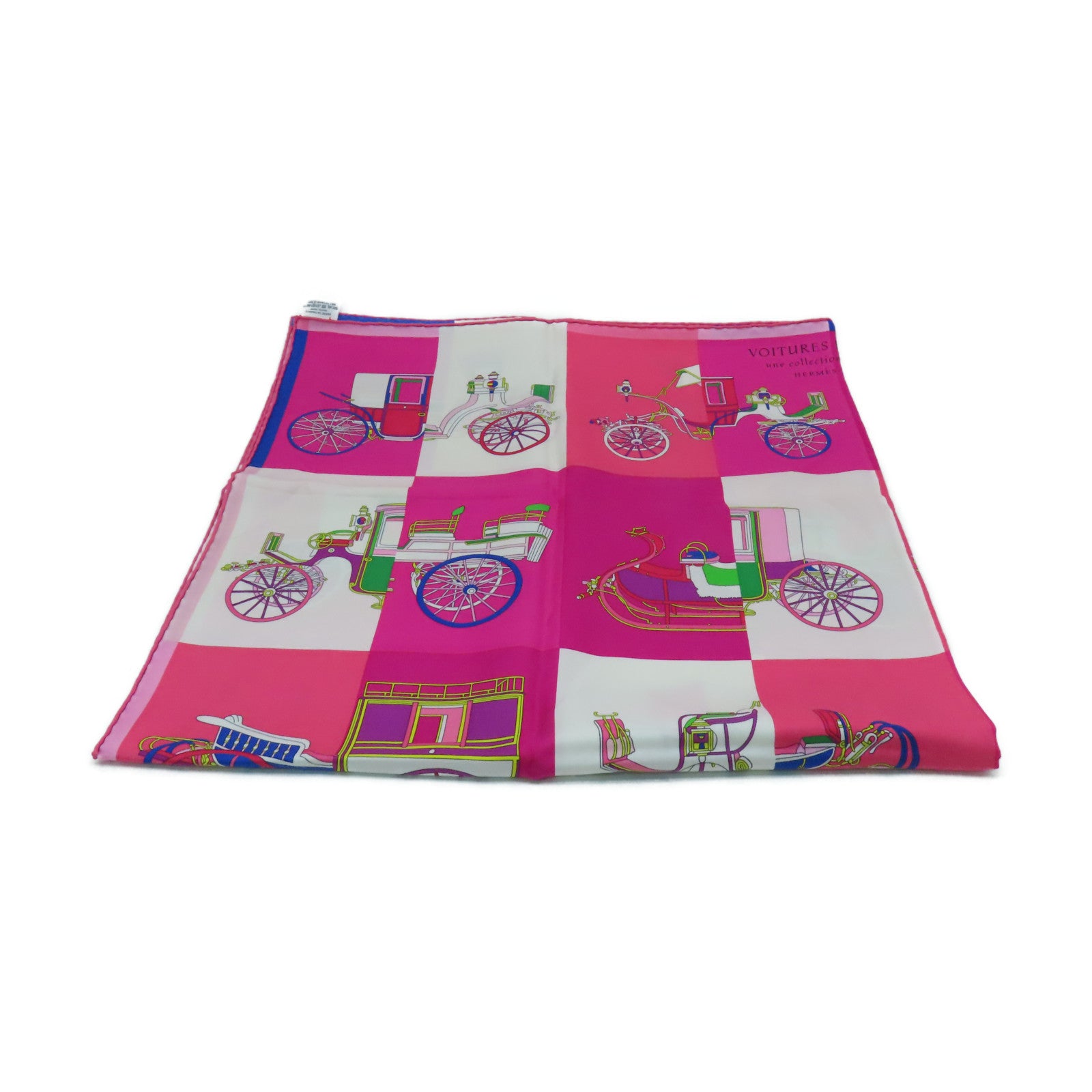 HERMES Silk Twilly Scarf Pink/Color
