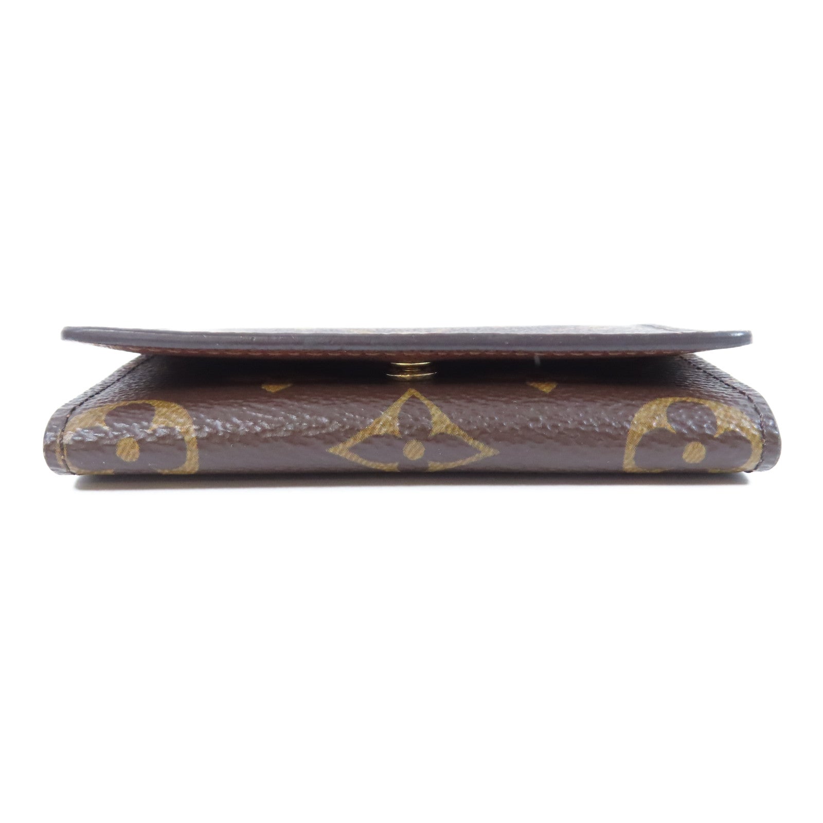 LOUIS VUITTON Monogram Enveloppe CARTE De Visite金扣卡片套啡色