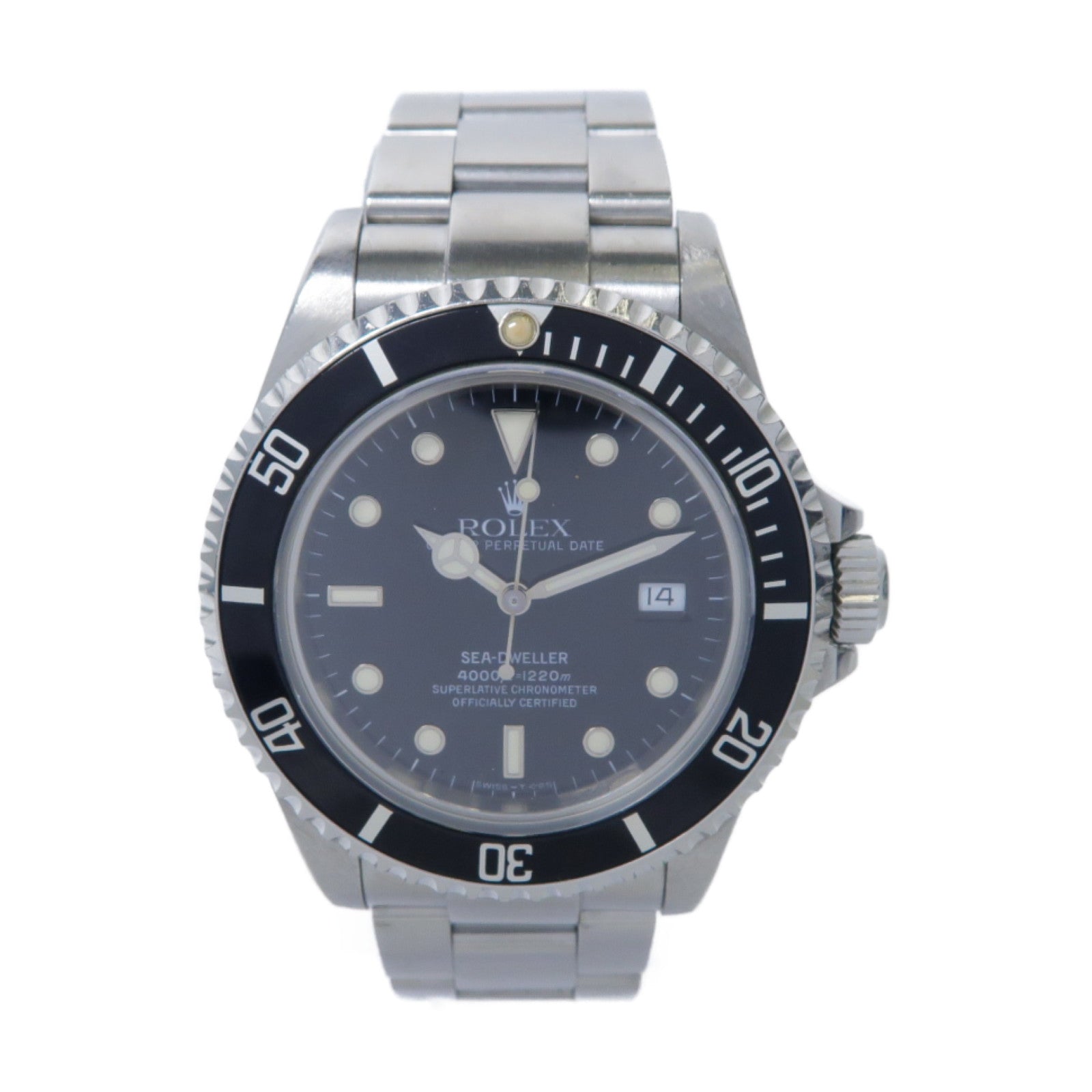 ROLEX Sea Dweller不鏽鋼手錶自動機芯黑色