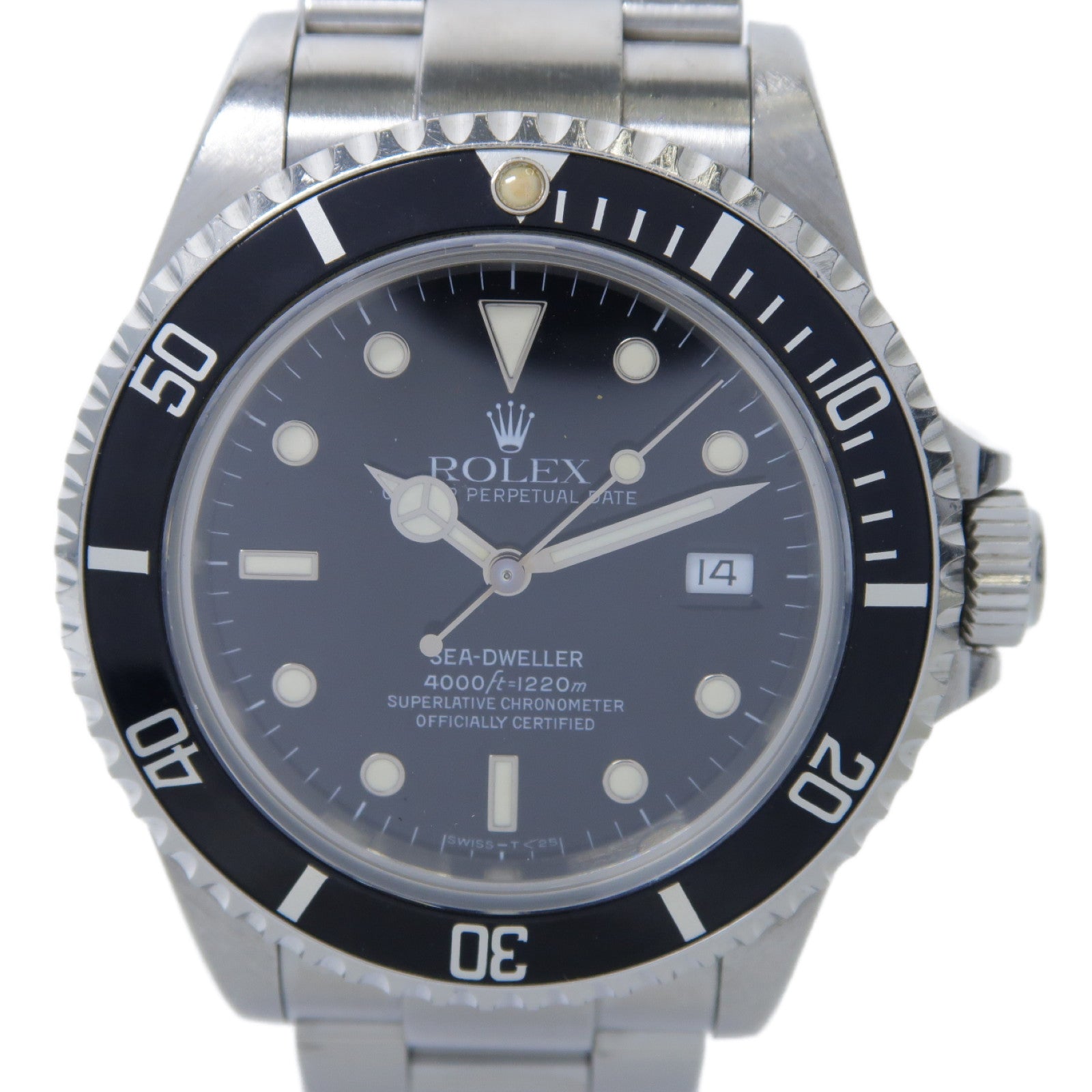 ROLEX Sea Dweller不鏽鋼手錶自動機芯黑色