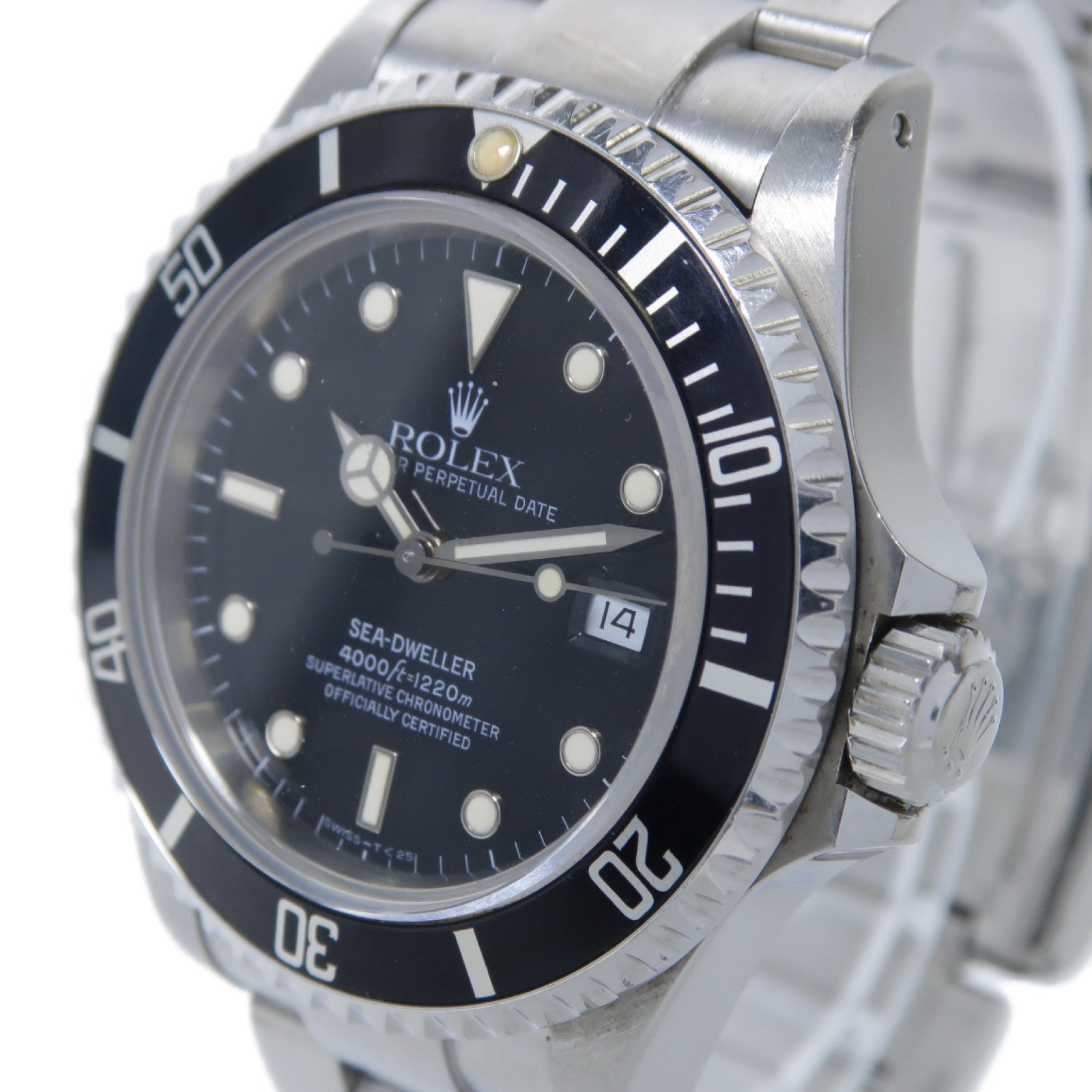 ROLEX Sea Dweller不鏽鋼手錶自動機芯黑色
