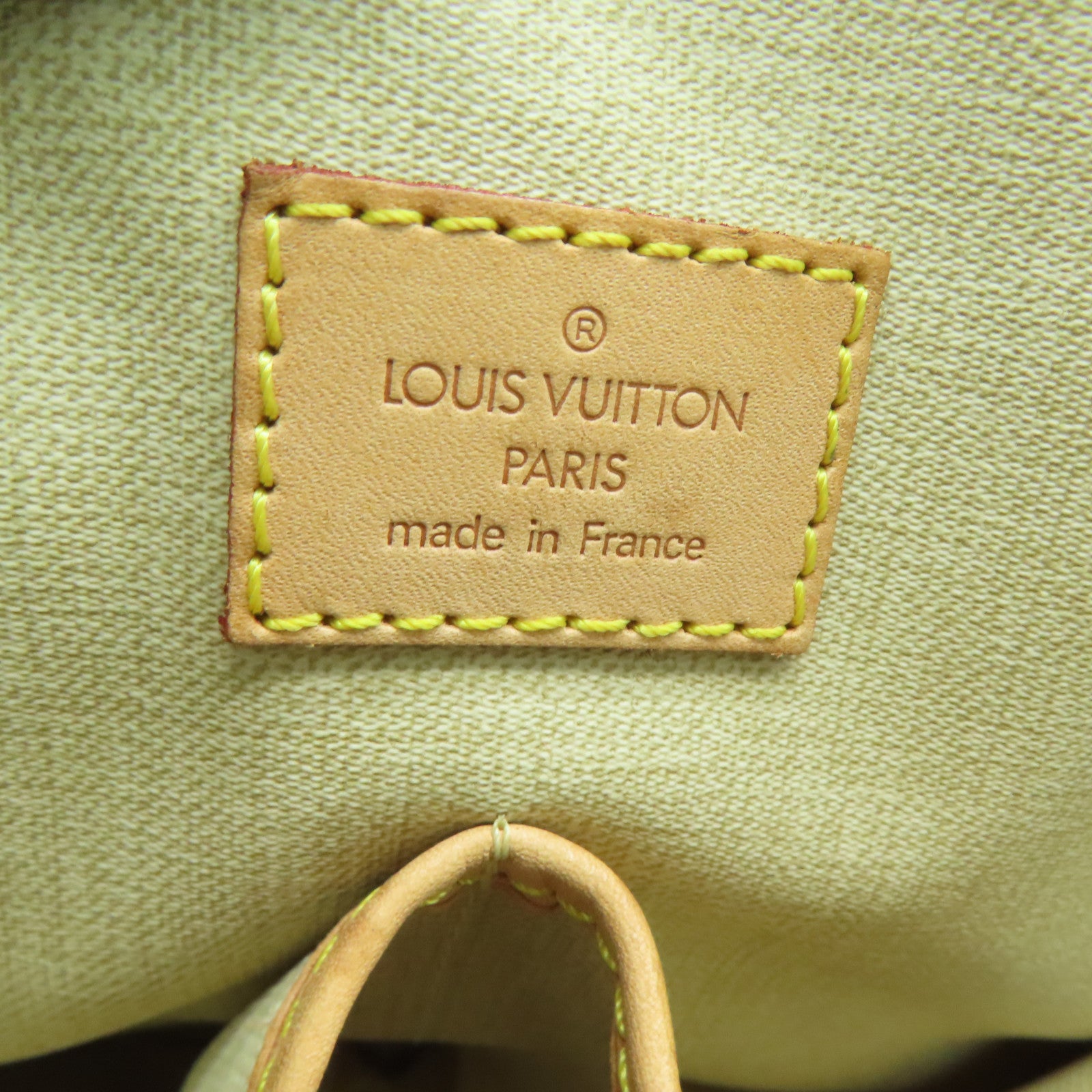 LOUIS VUITTON Monogram Trouville Hand Bag金扣手挽袋啡色