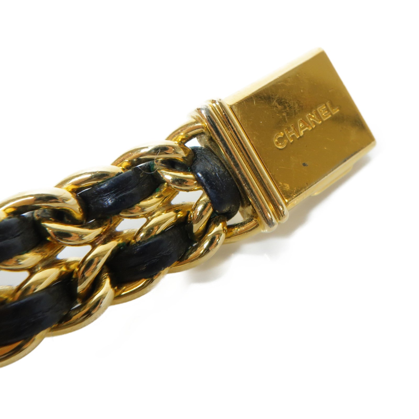 CHANEL Premiere M鍍金手錶石英機芯黑色