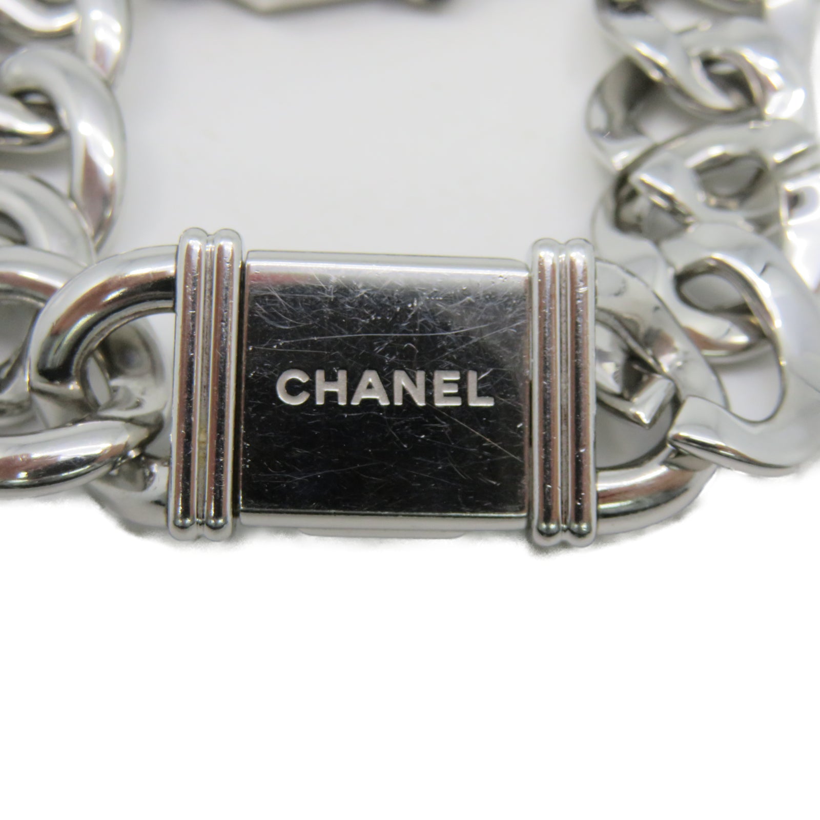 CHANEL Premiere Gourmette Watch Stainless Steel Watch Automatic Movement Black