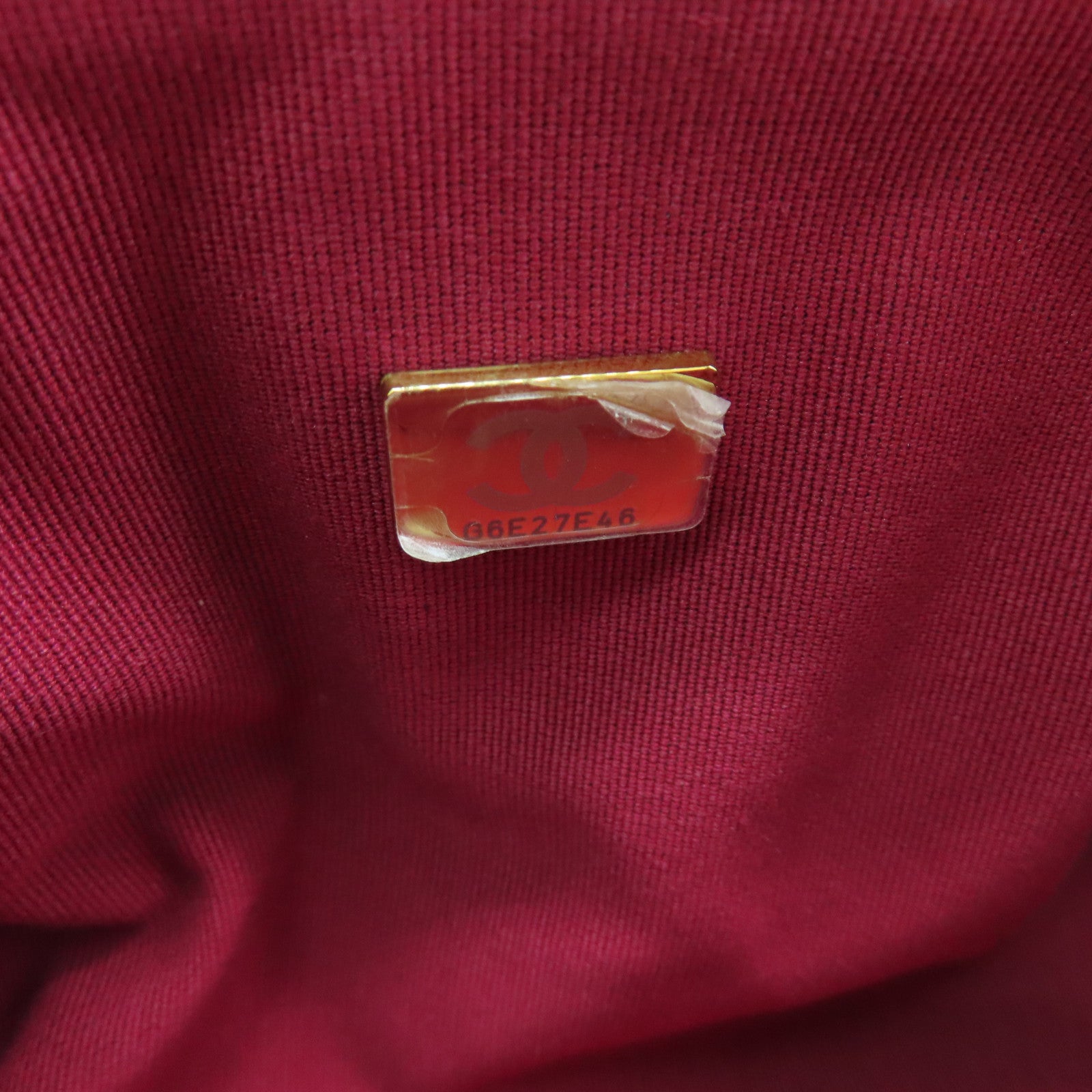 CHANEL 菱格牛皮皮革Chain Shoulder金扣鏈帶肩背袋黑色