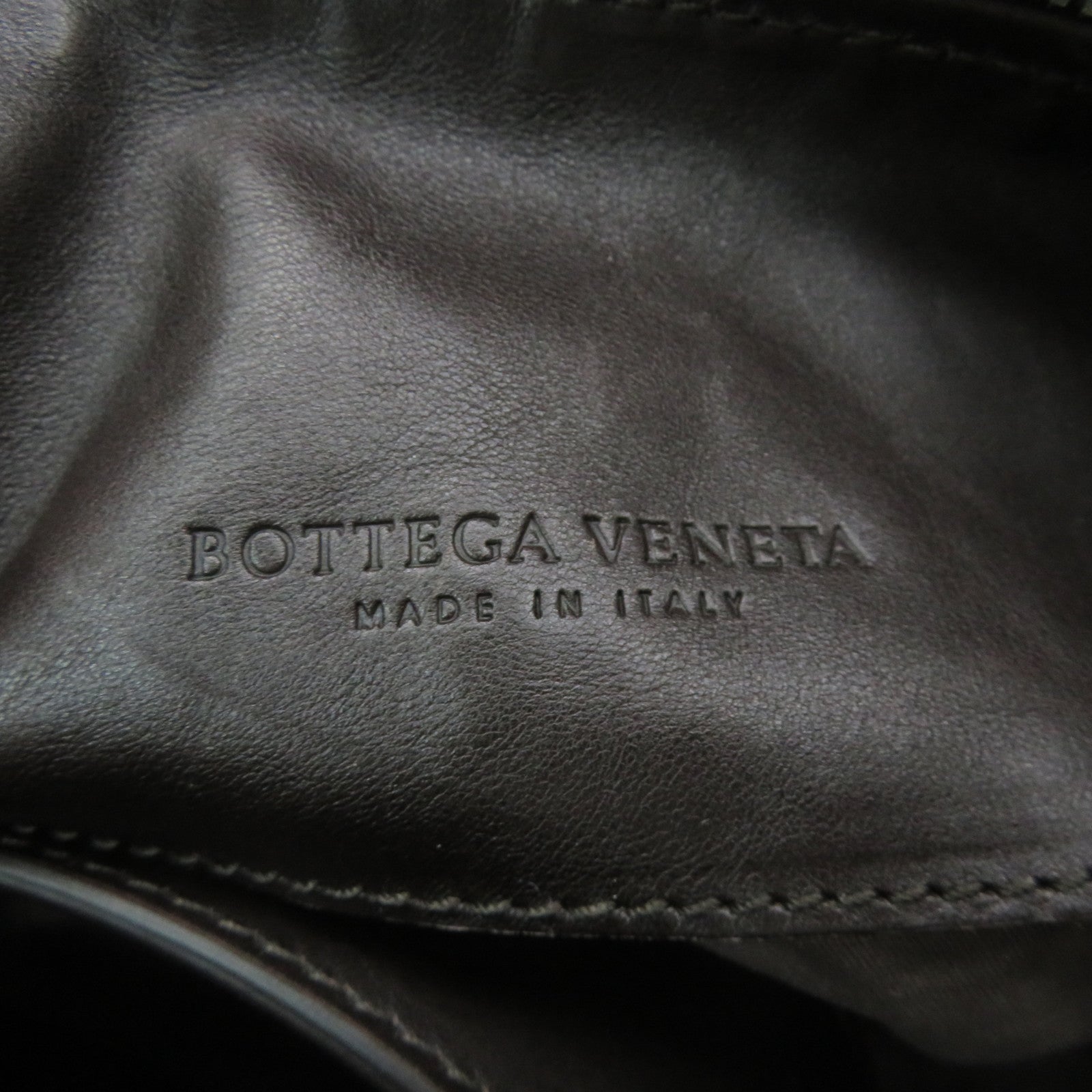 BOTTEGA VENETA 羊皮皮革Shoulder Bag肩背袋啡色