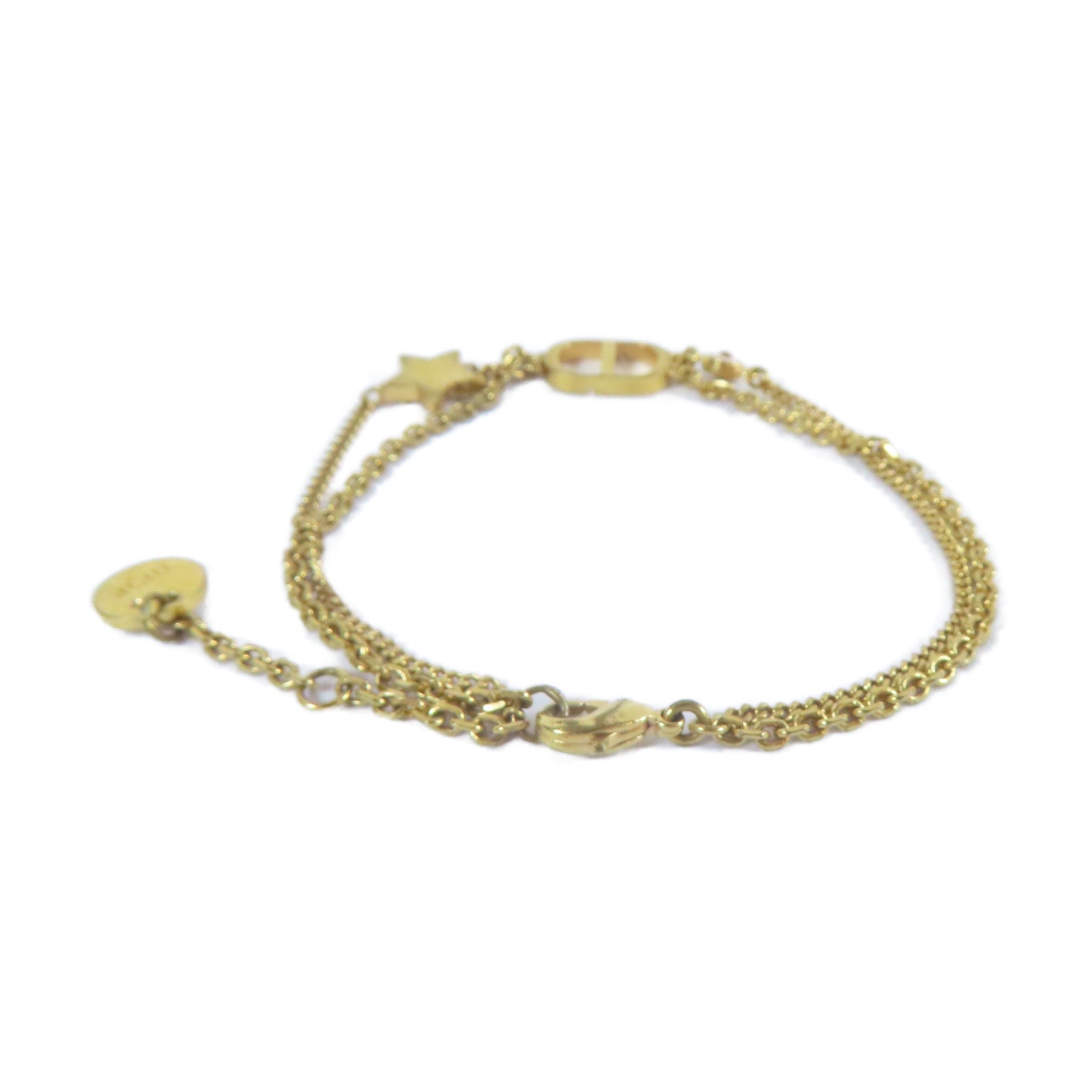 Dior 金屬Bracelet手鏈金色#17.5cm